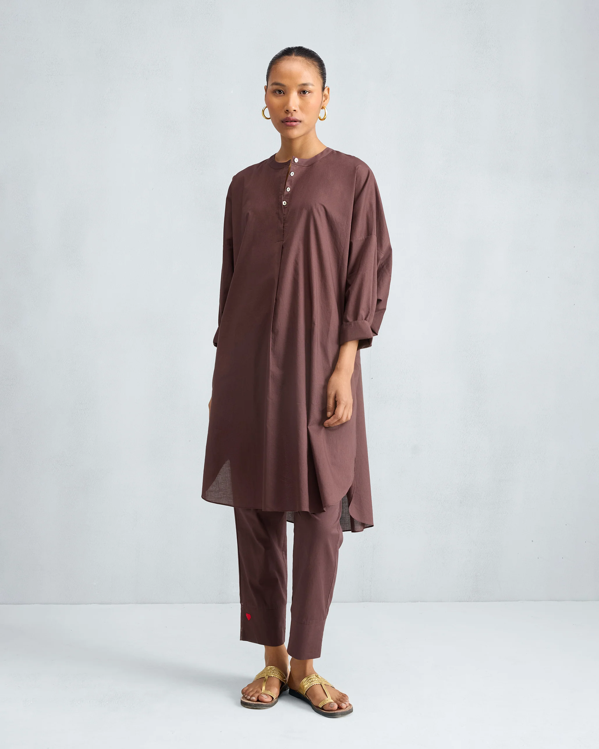 Lazy Sunday Tunic - Chocolate Plum - Image 6