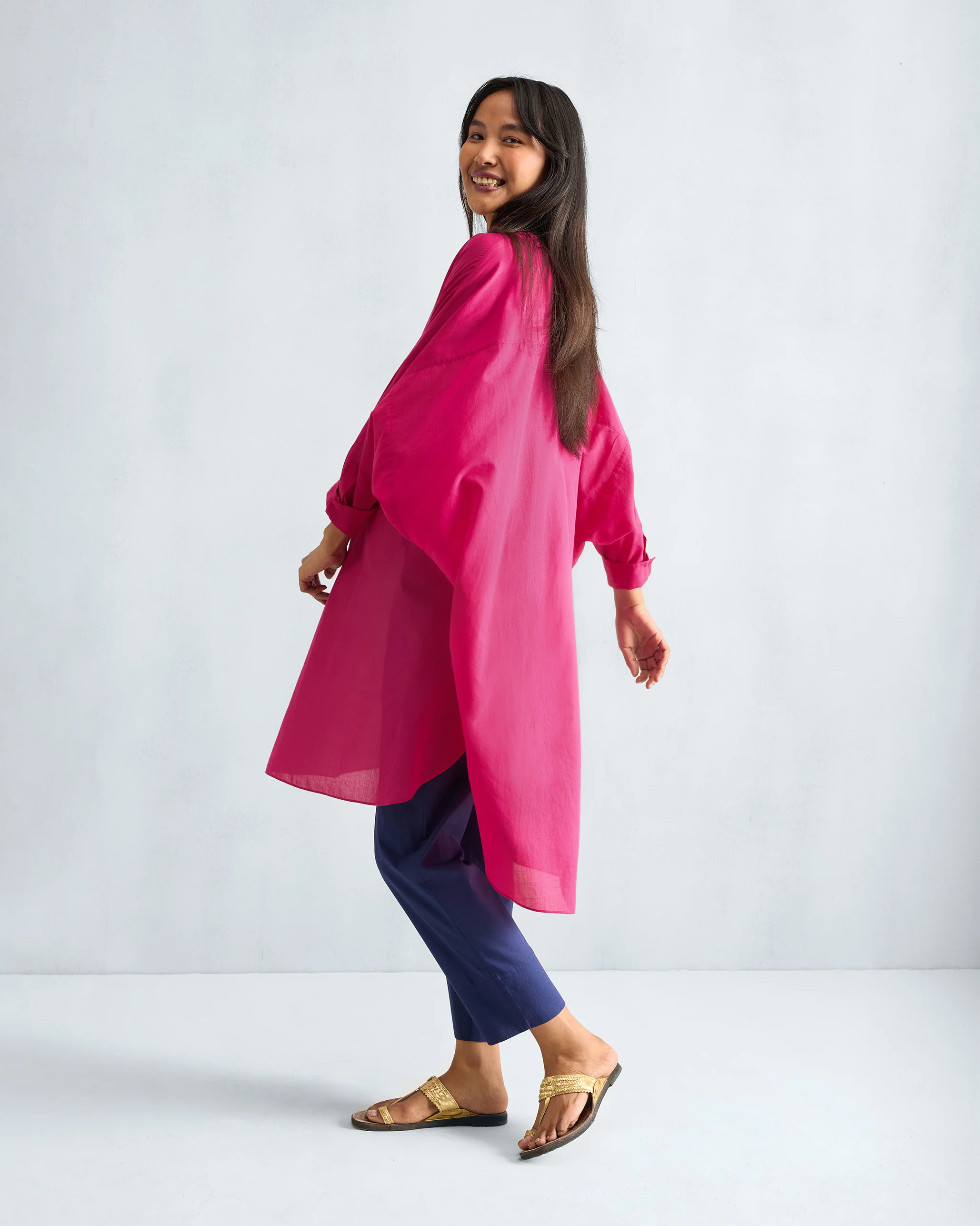 Lazy Sunday Tunic - Fuchsia - Image 5