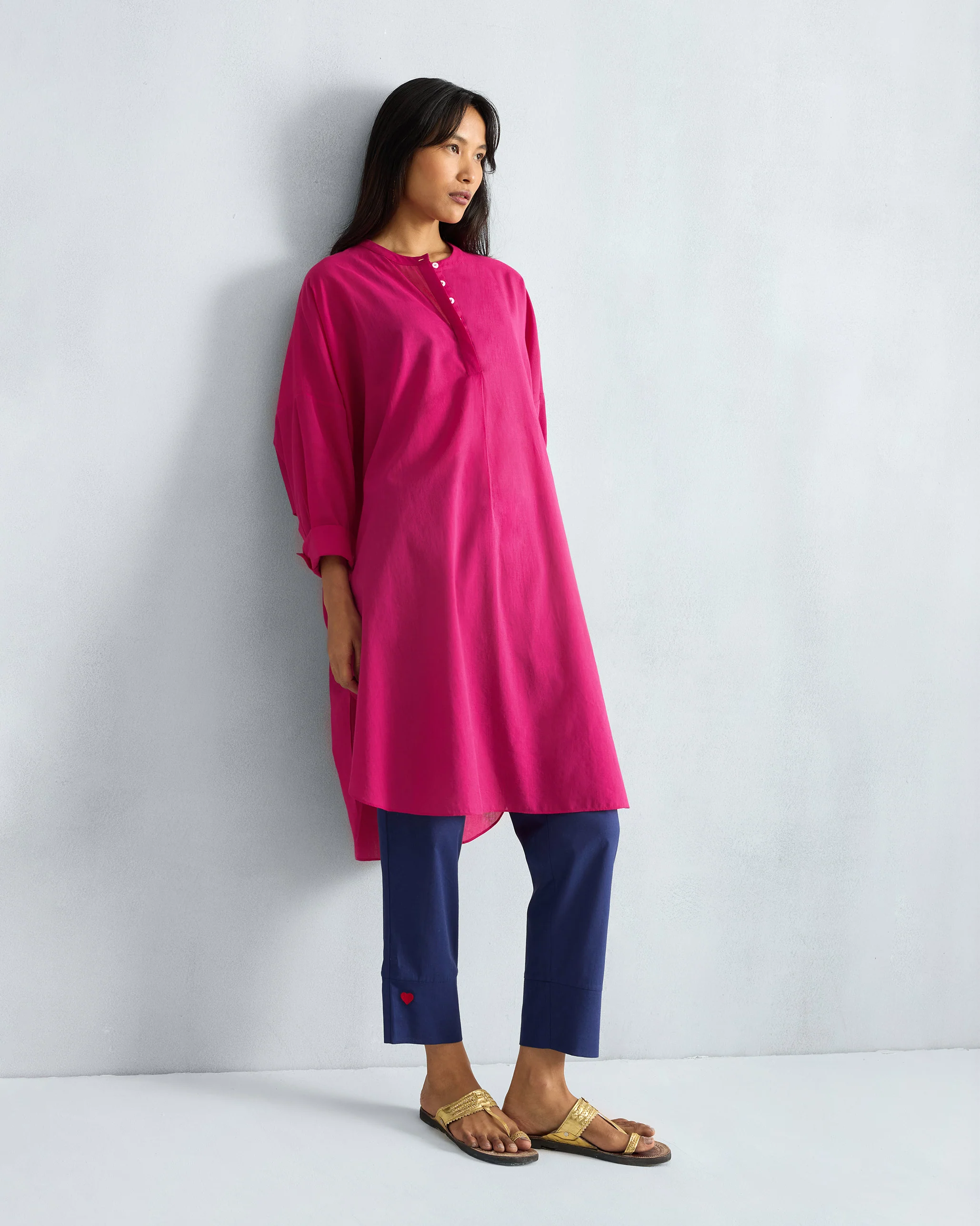 Lazy Sunday Tunic - Fuchsia - Image 8