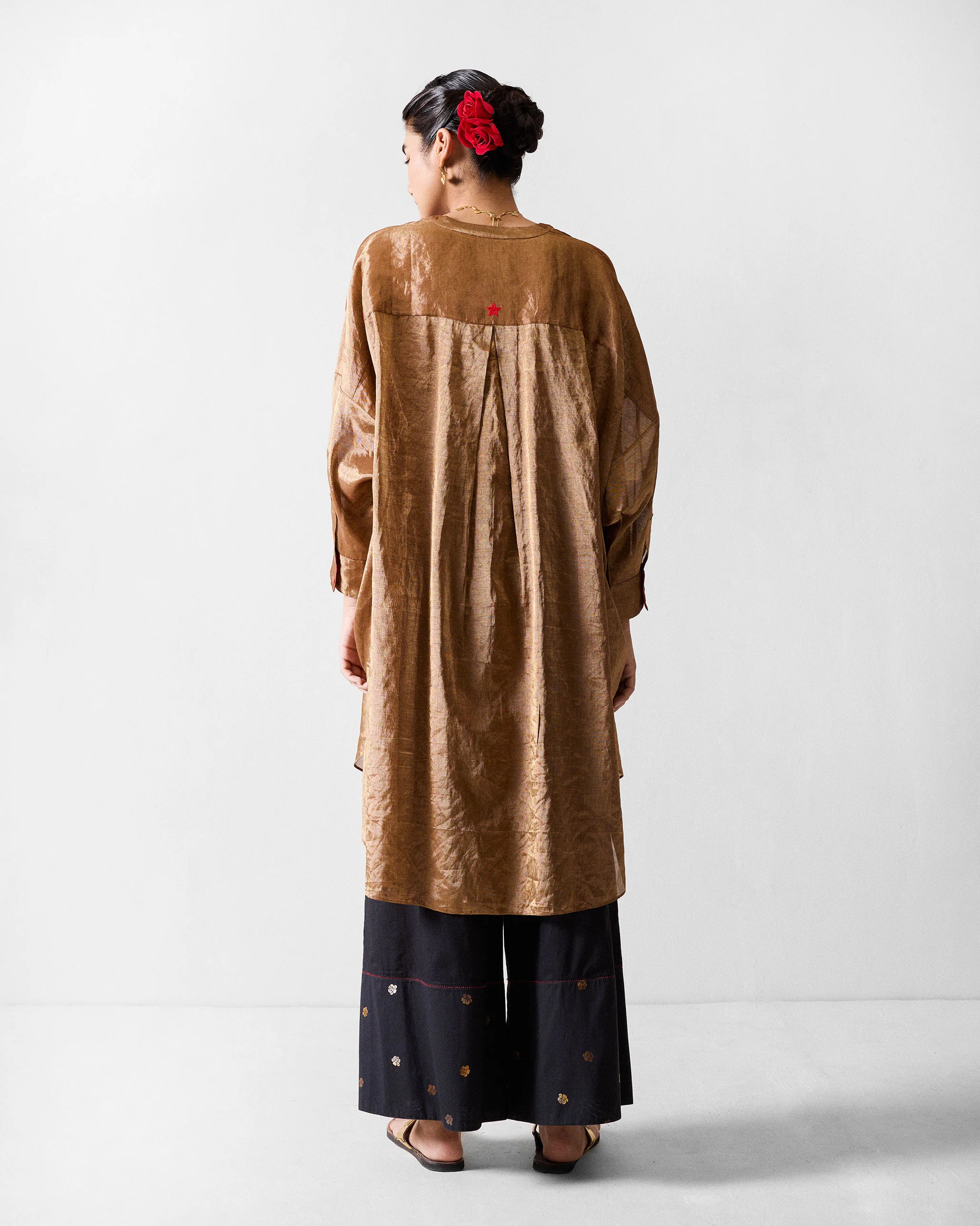 Lazy Sunday Tunic - Gold - Image 3