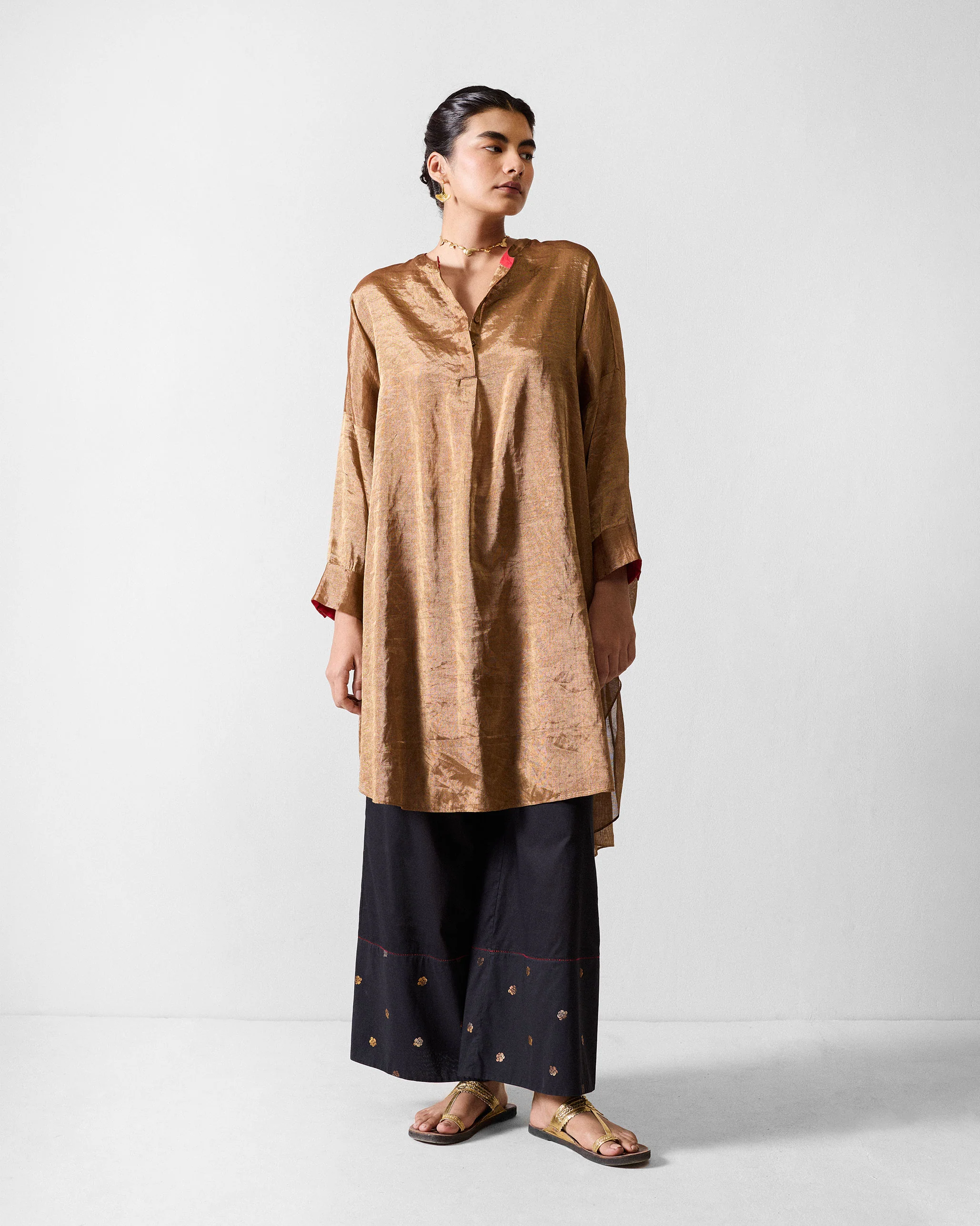 Lazy Sunday Tunic - Gold - Image 7