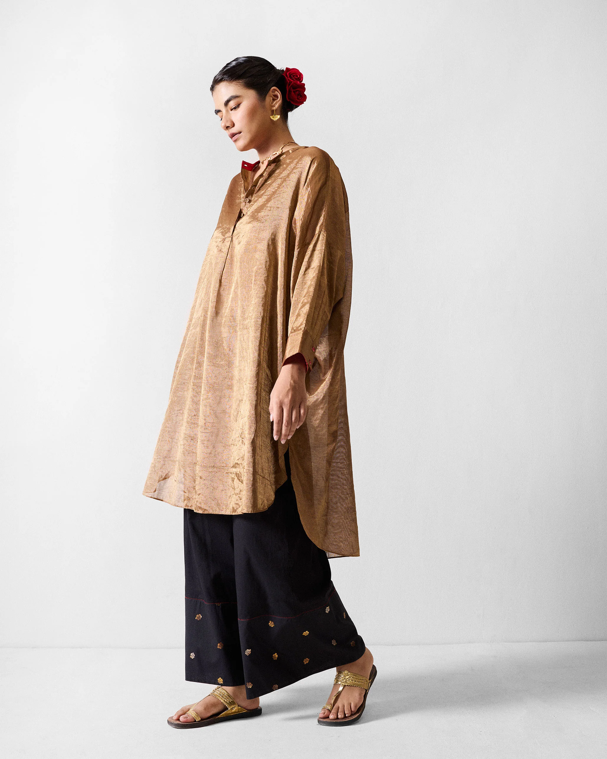 Lazy Sunday Tunic - Gold - Image 8