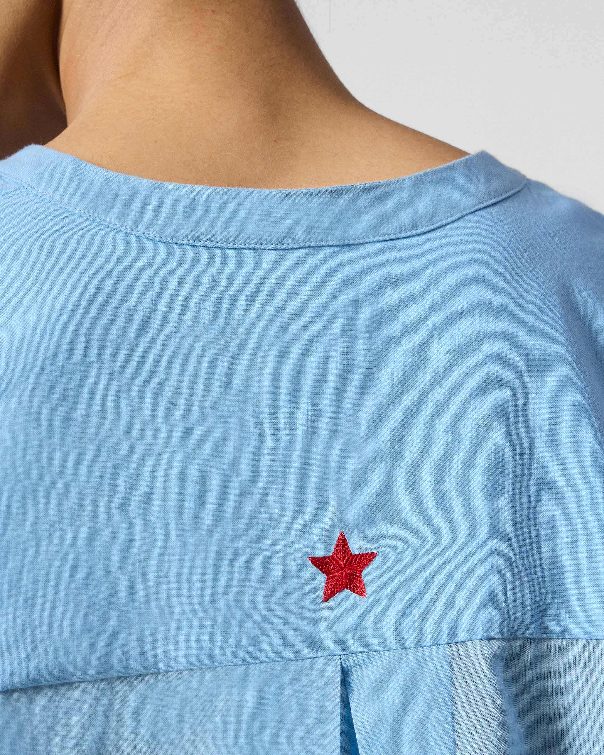 Lazy Sunday Tunic - Ice Blue Embroidered - Image 7