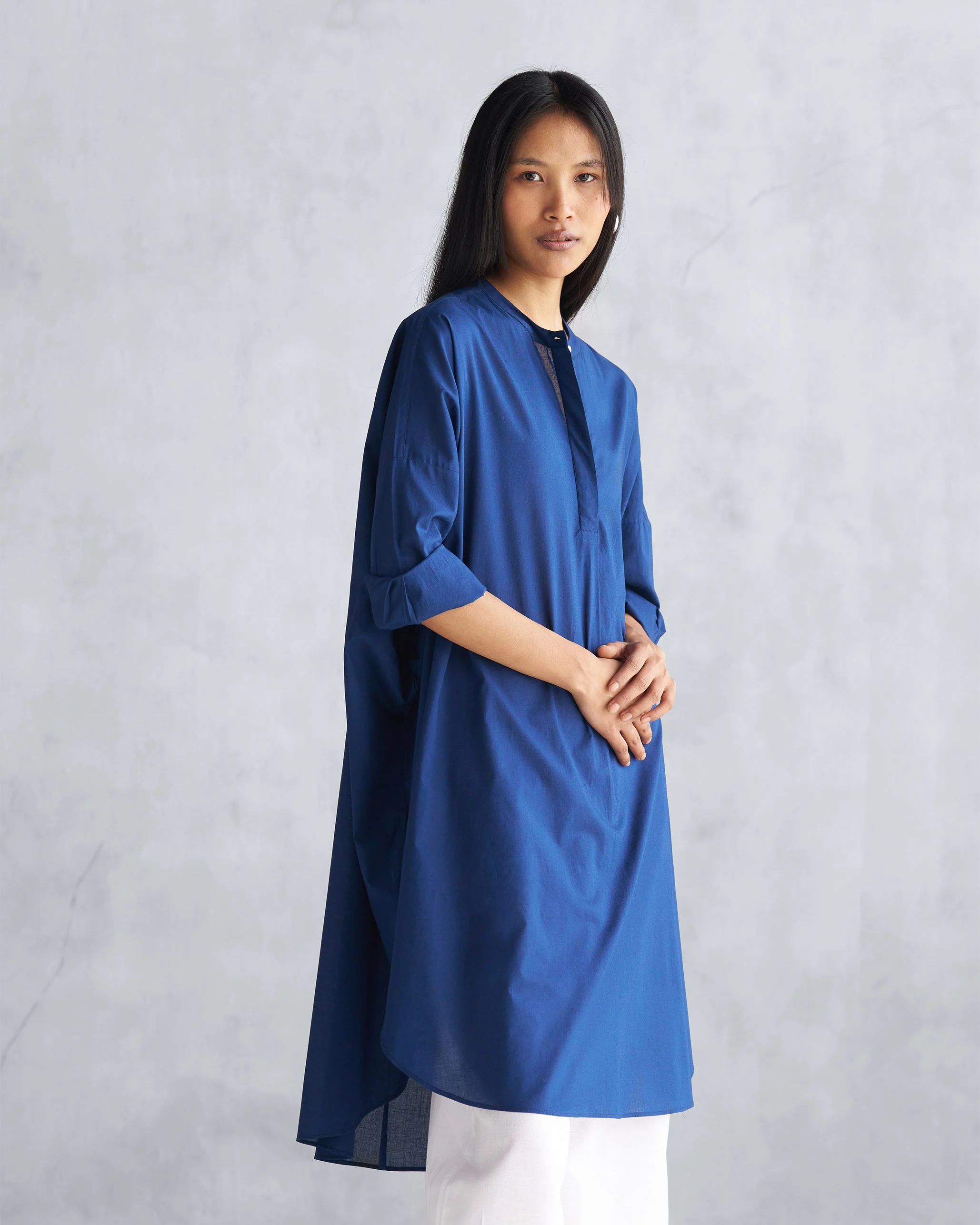 Lazy Sunday Tunic - Navy - Image 3