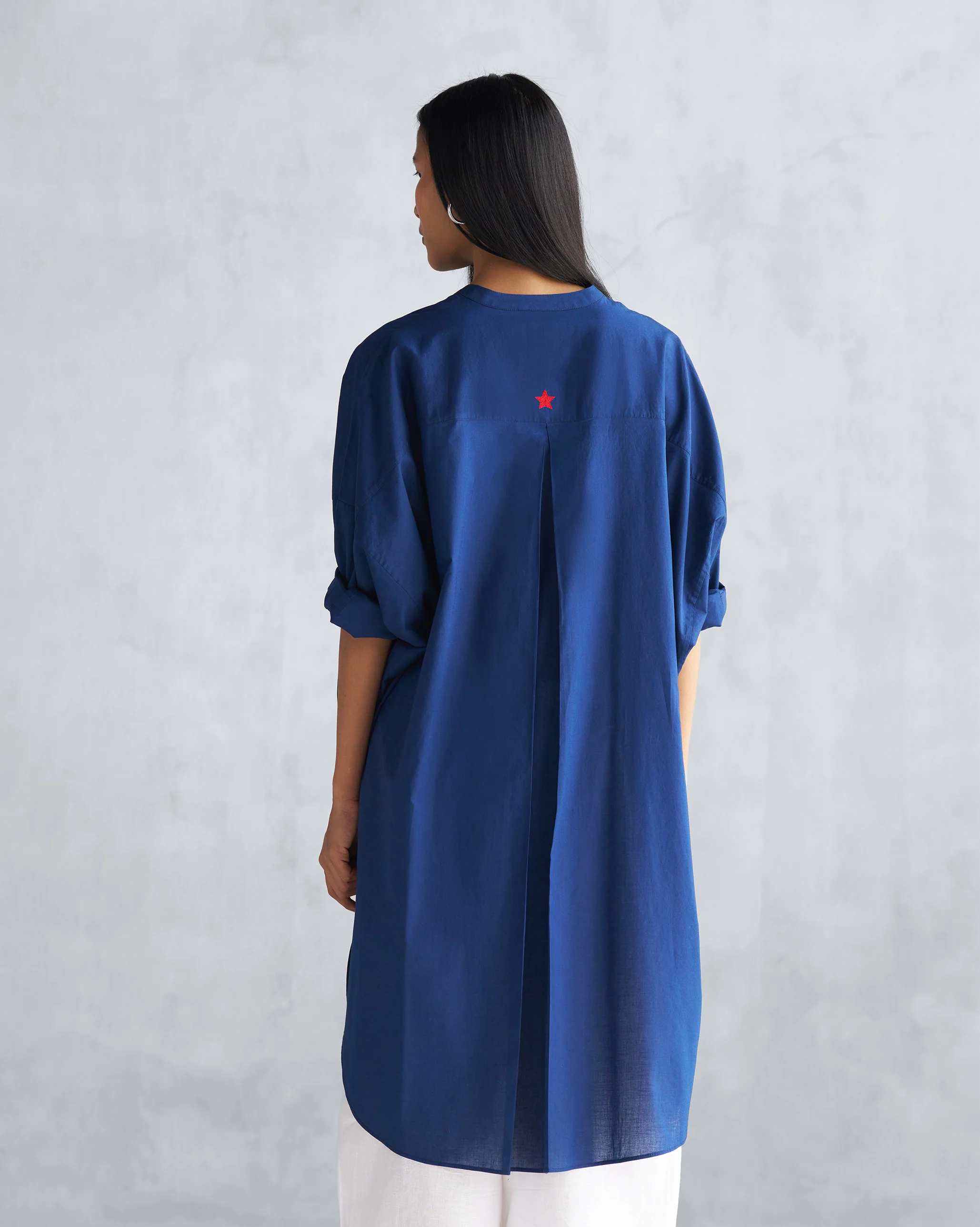 Lazy Sunday Tunic - Navy - Image 4