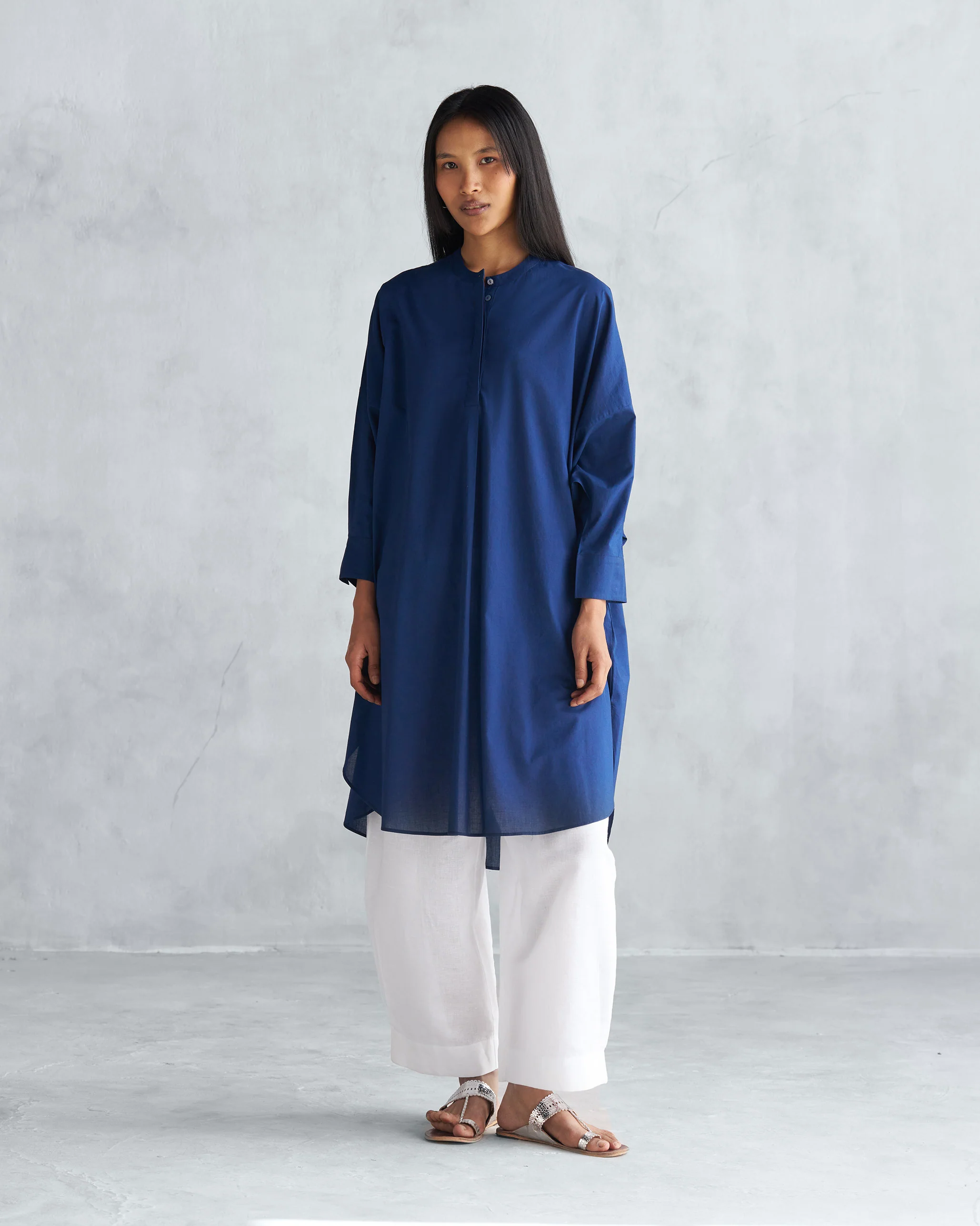 Lazy Sunday Tunic - Navy - Image 5