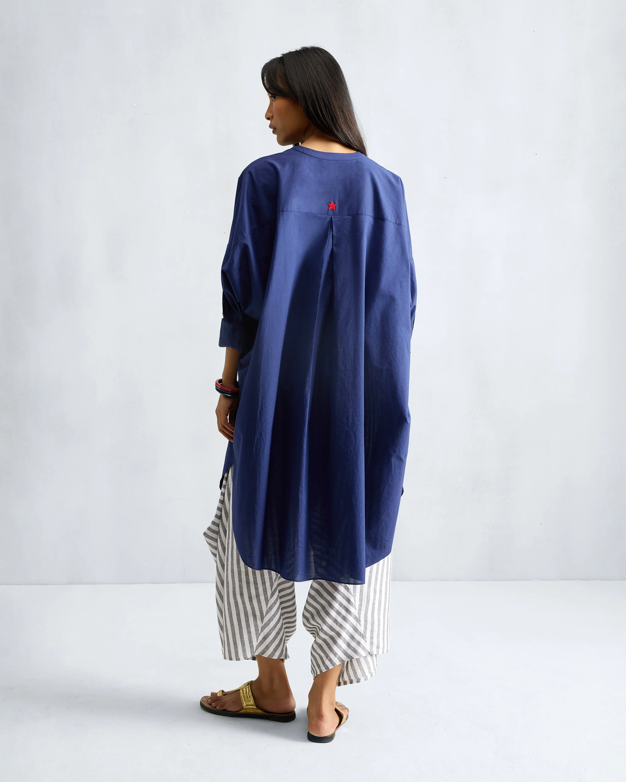 Lazy Sunday Tunic - Ink Blue - Image 3