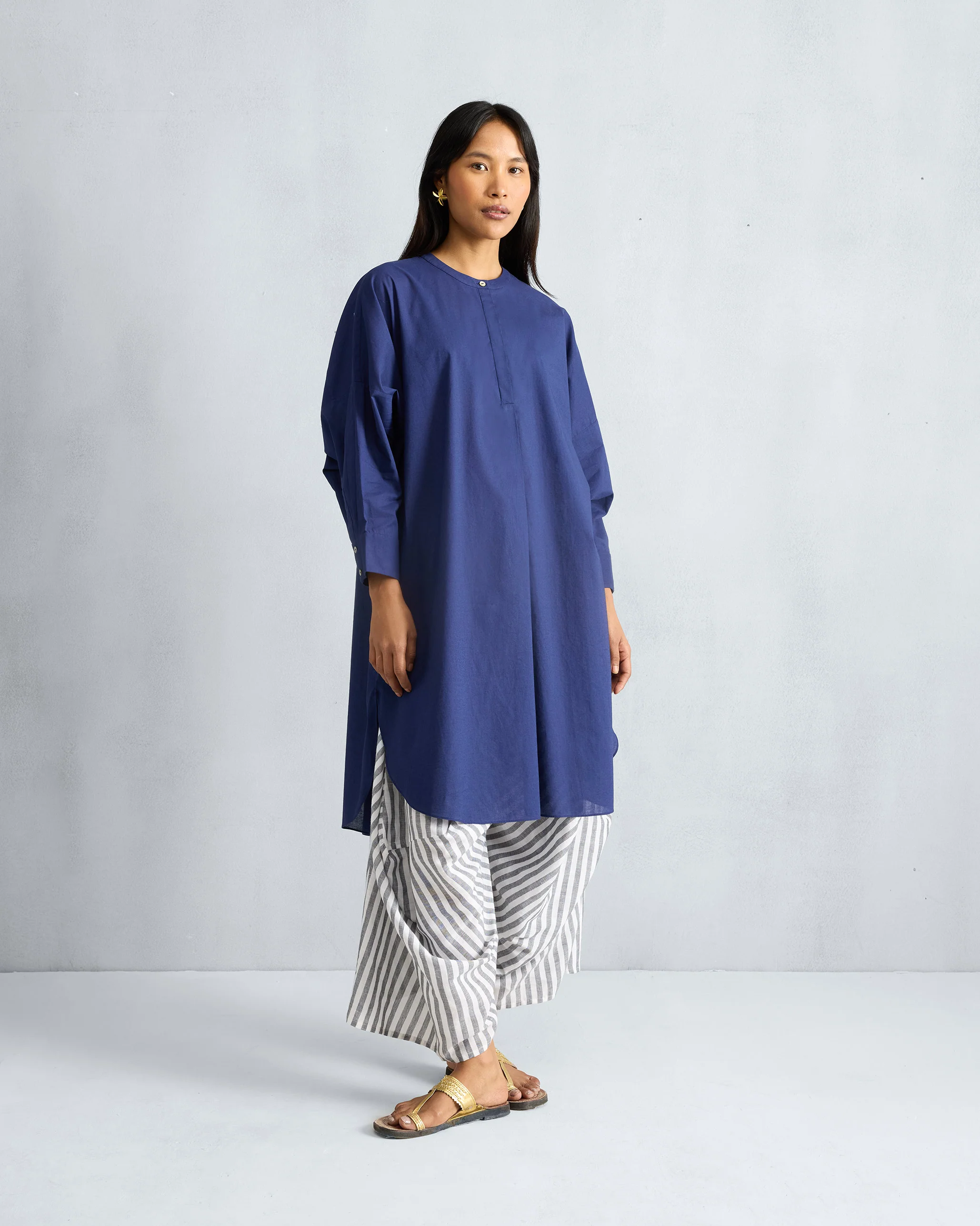 Lazy Sunday Tunic - Ink Blue - Image 5