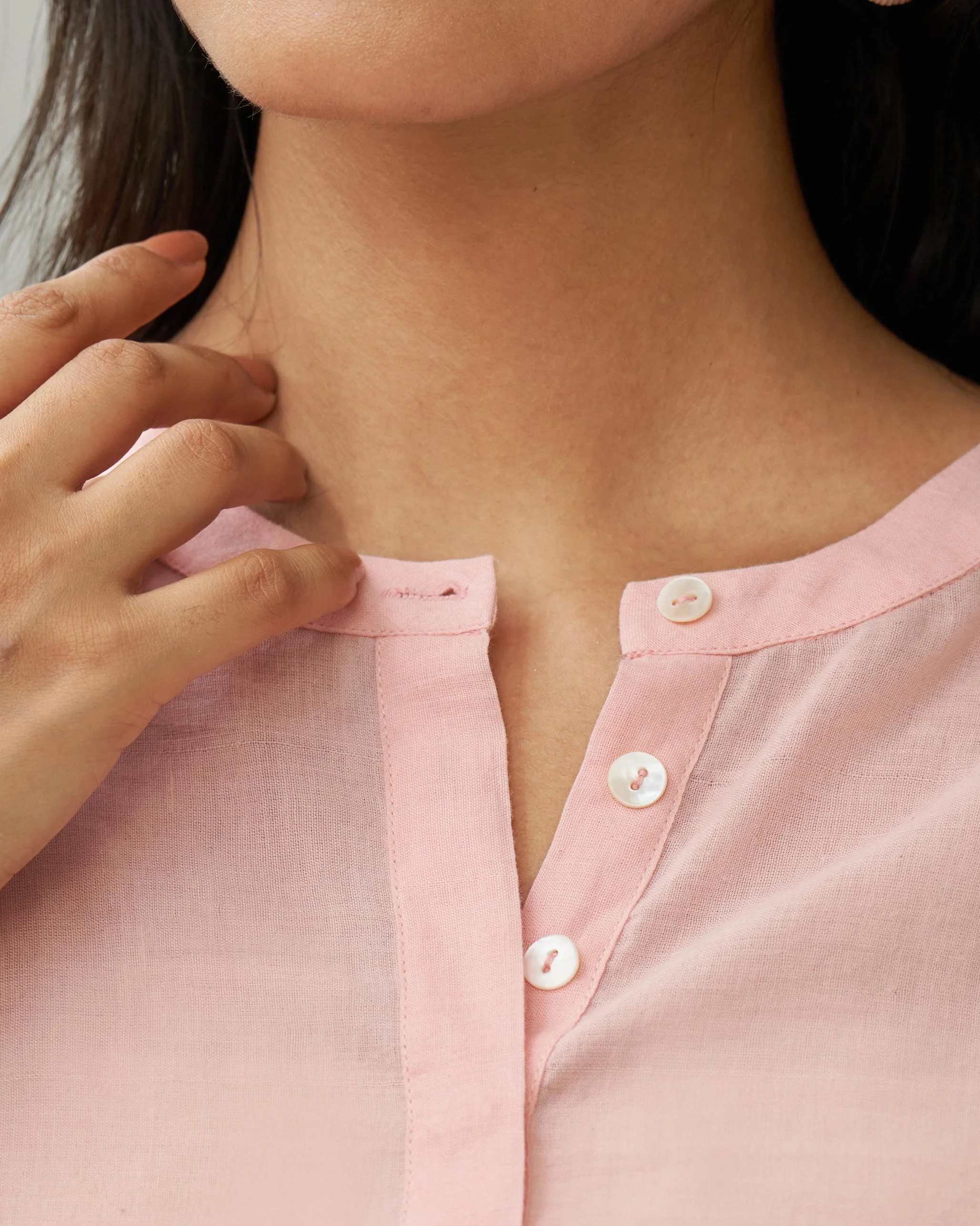 Lazy Sunday Tunic - Pink - Image 2