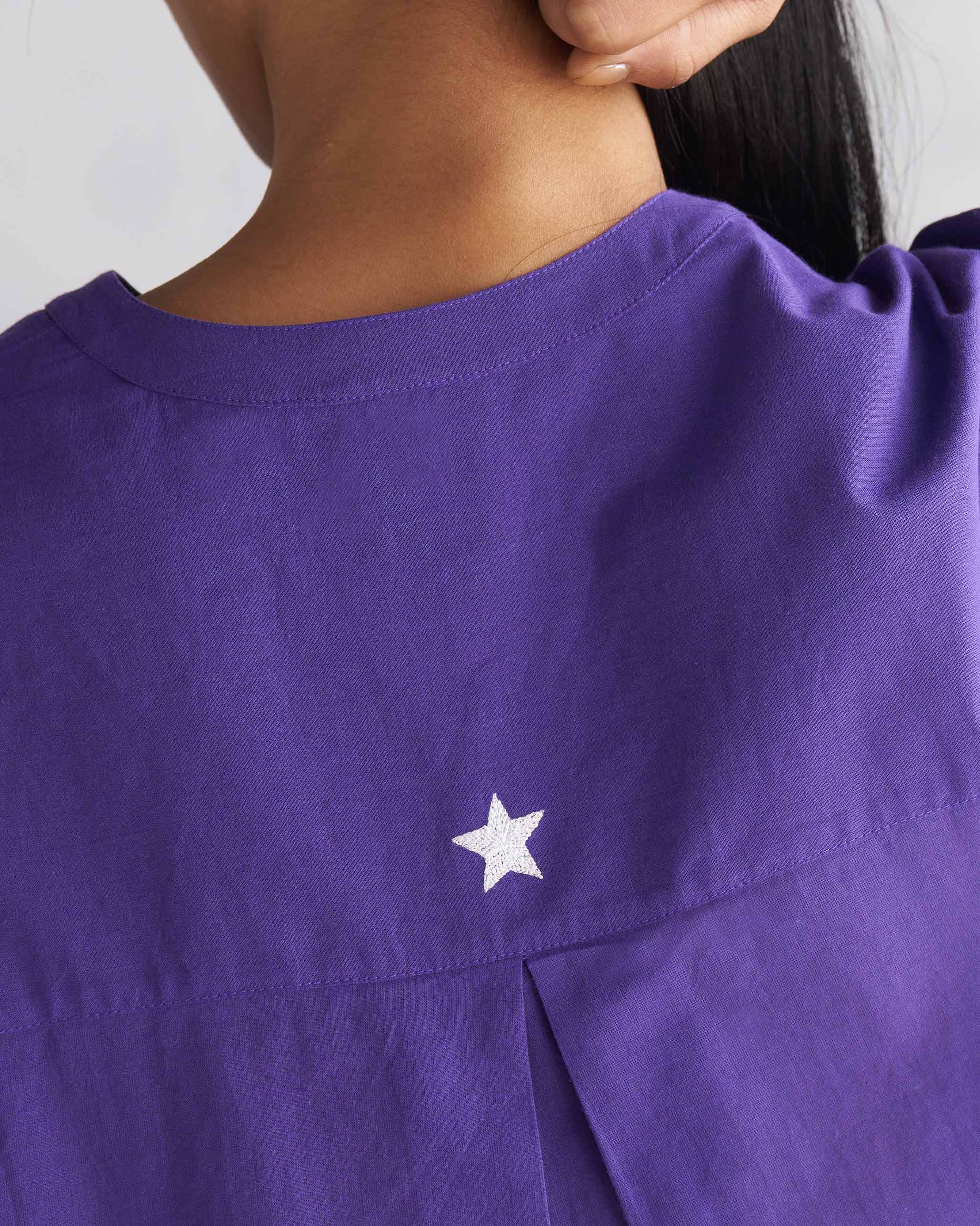 Lazy Sunday Tunic - Purple - Image 2