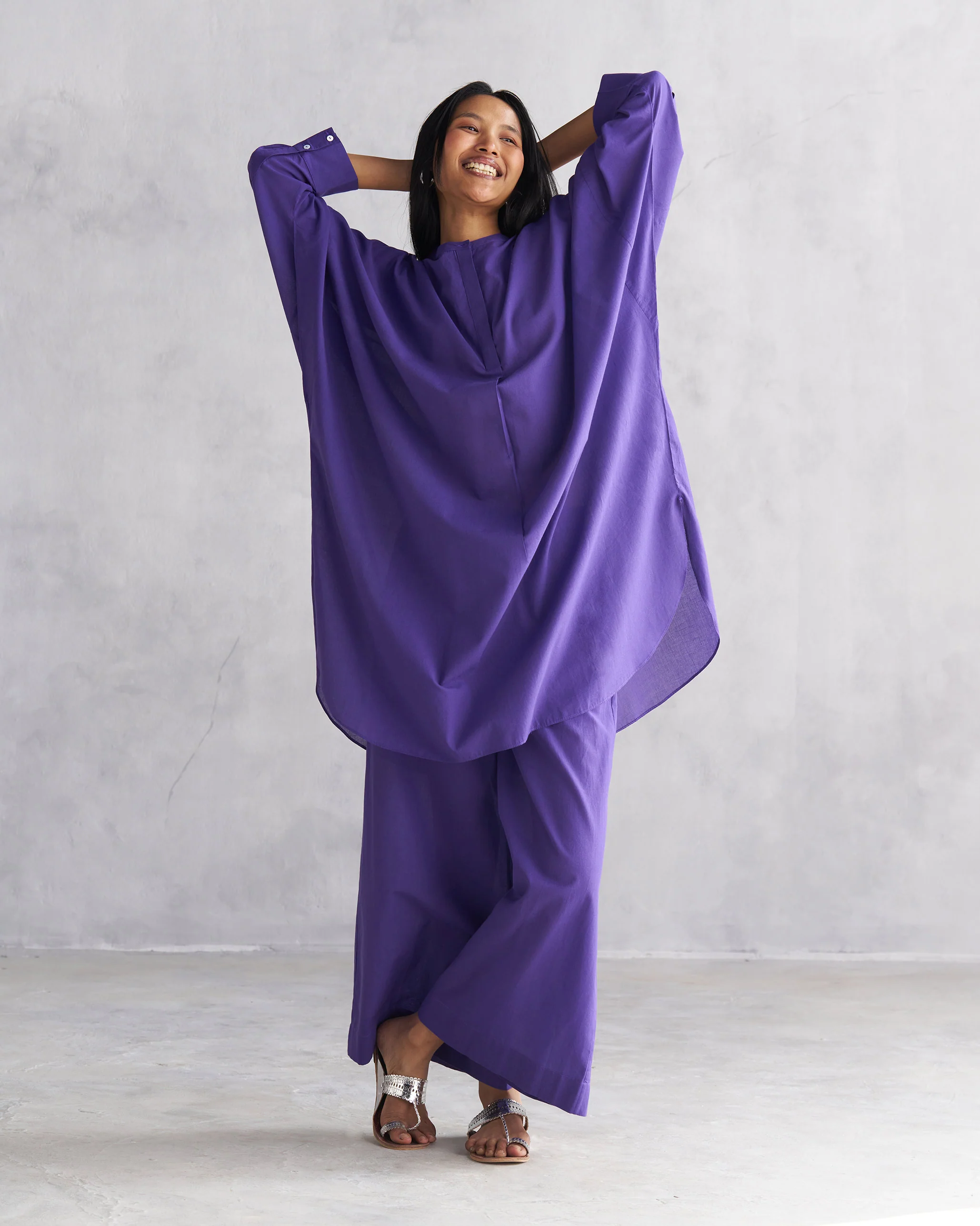 Lazy Sunday Tunic - Purple - Image 3