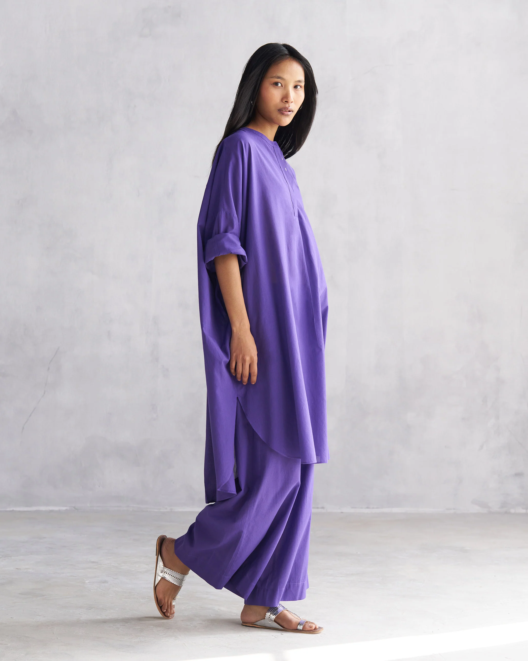 Lazy Sunday Tunic - Purple - Image 4