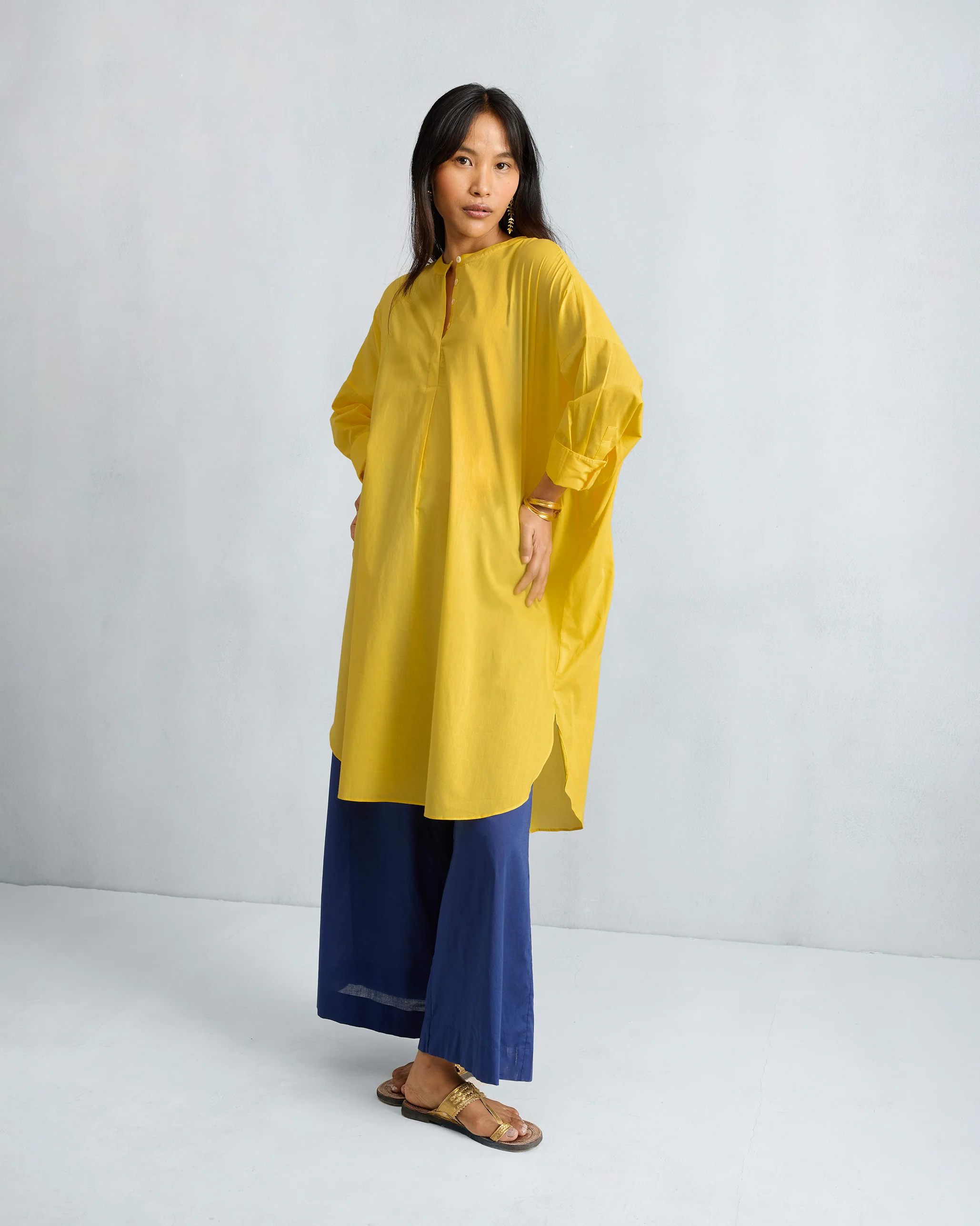 Lazy Sunday Tunic - Yellow - Image 2