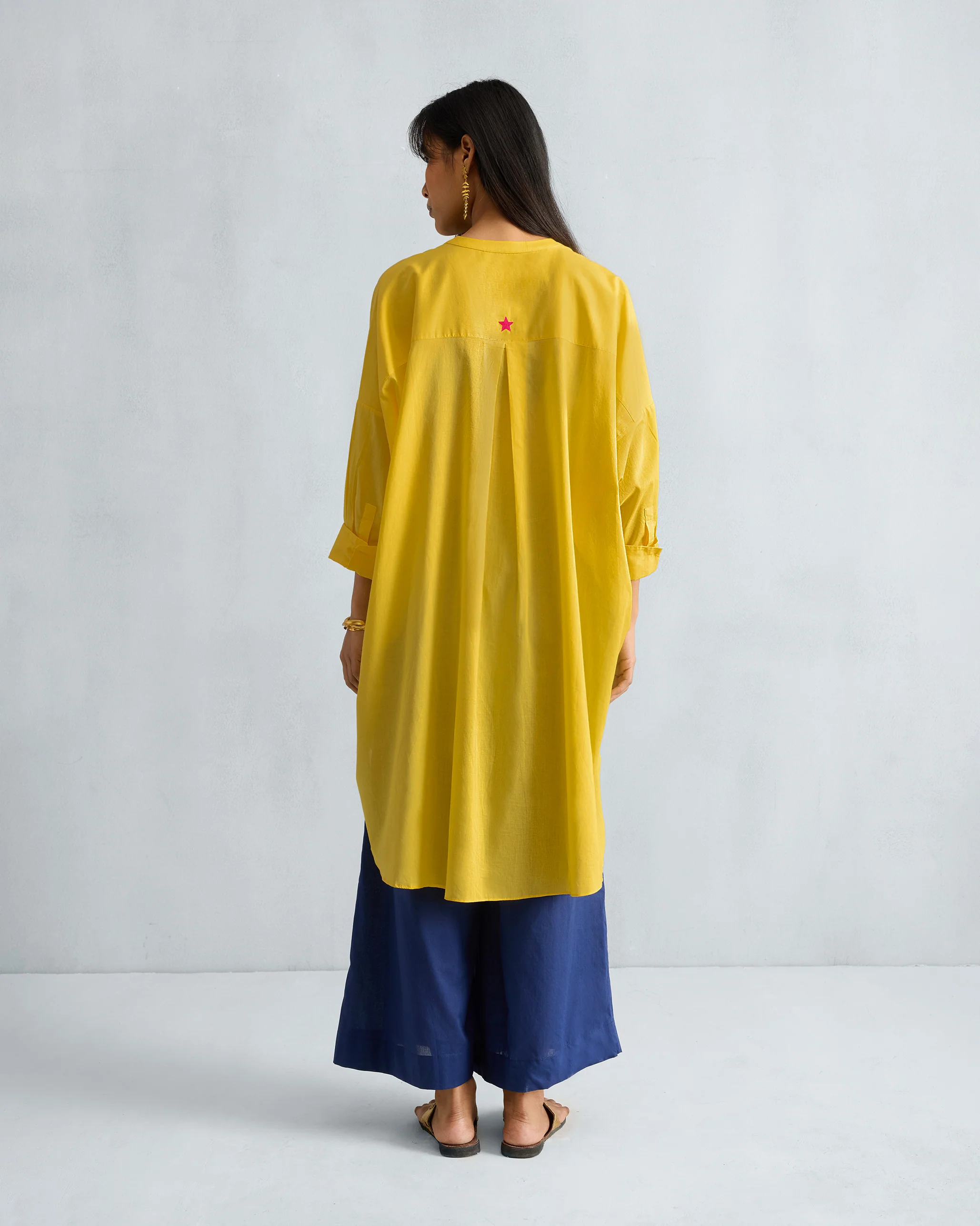 Lazy Sunday Tunic - Yellow - Image 3