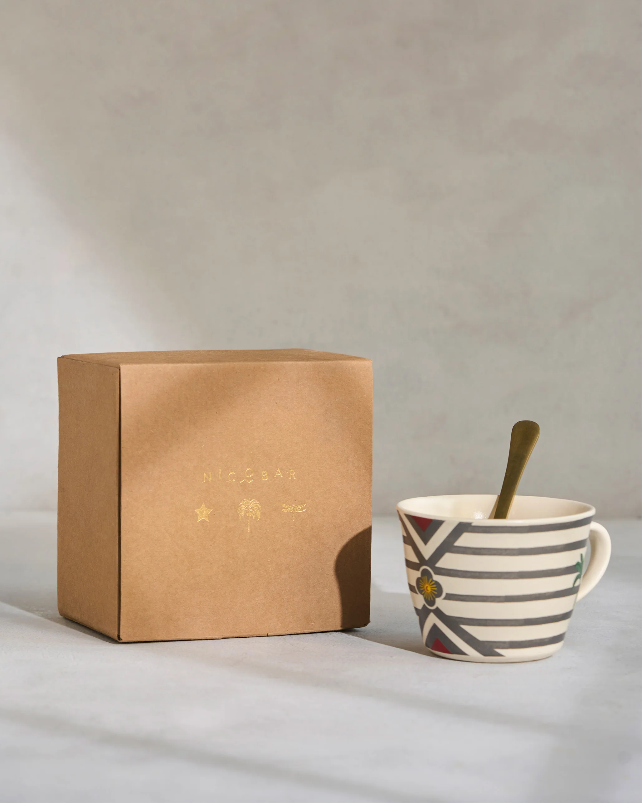 Leafty Affair Soup Mug with Spoon - Image 4