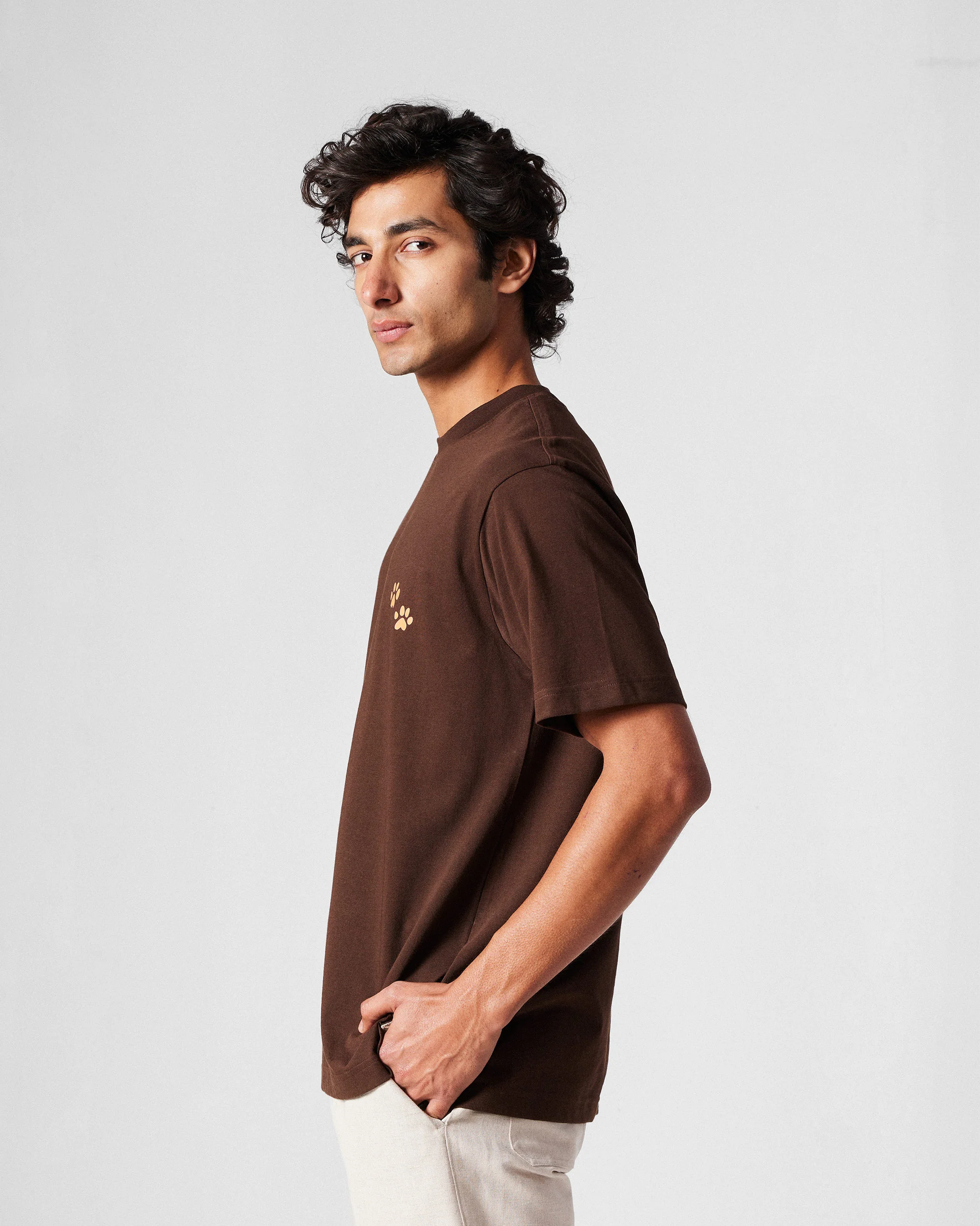 Leap T-Shirt - Brown - Image 2