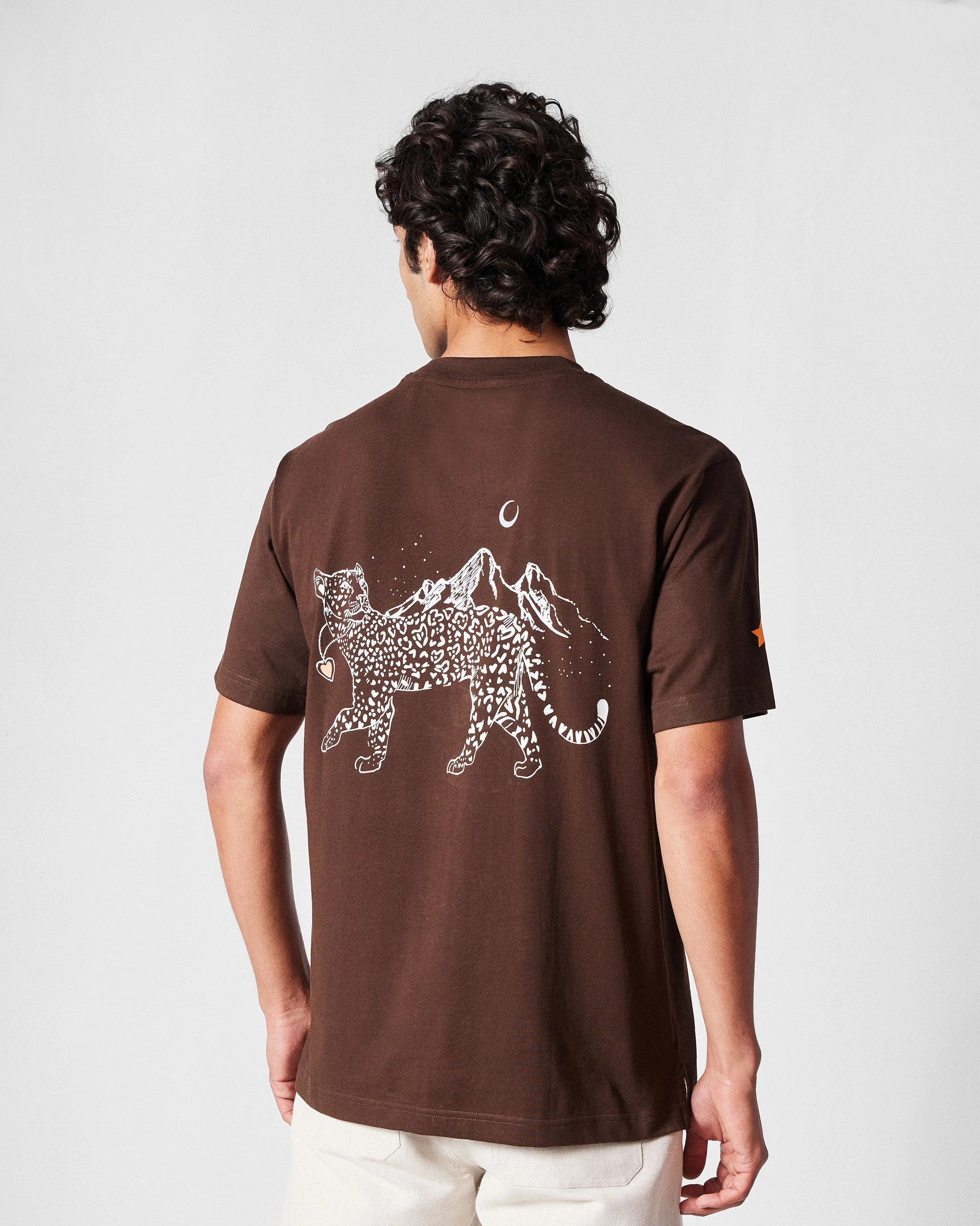 Leap T-Shirt - Brown - Image 3