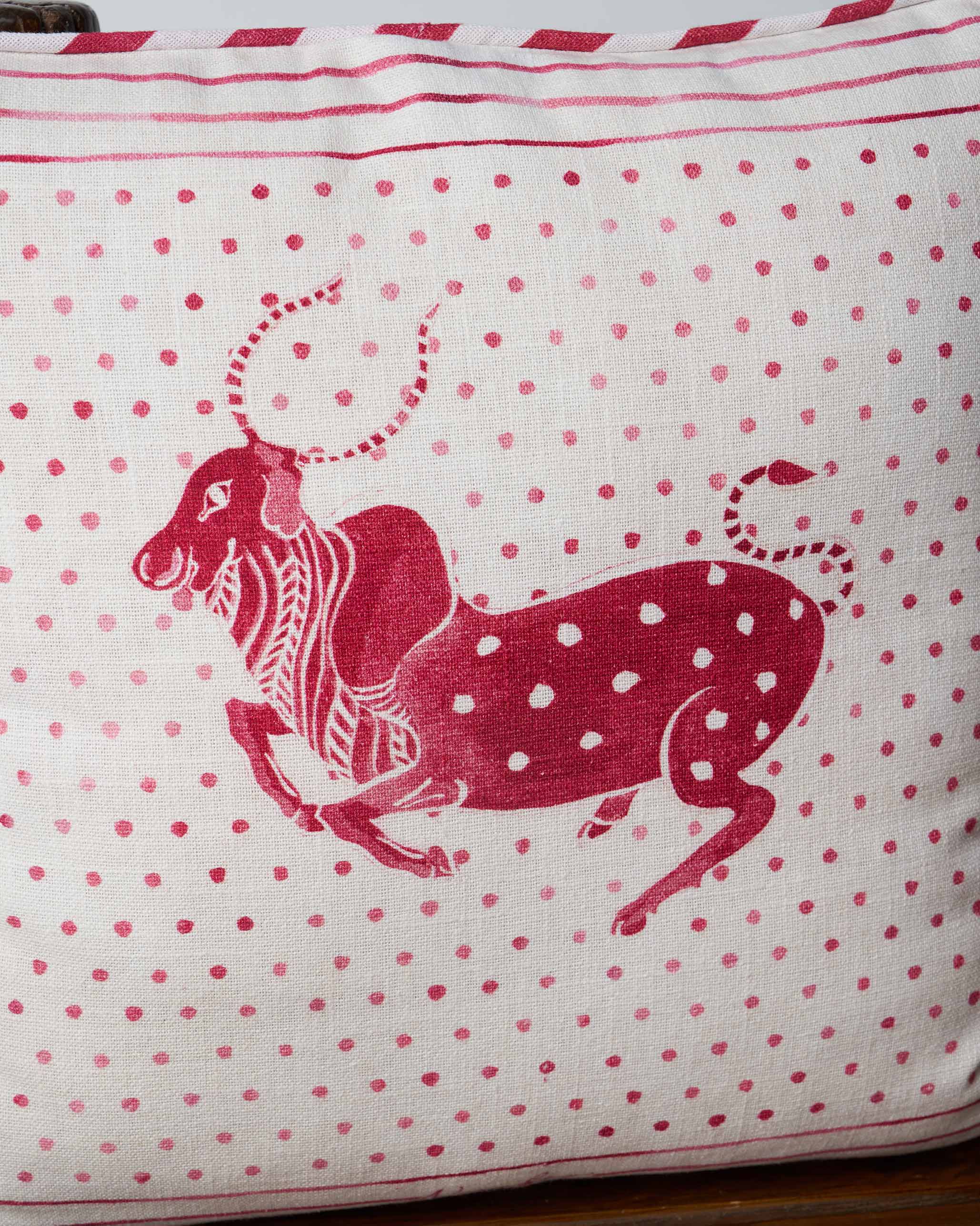 Leaping Bull Cushion Cover - Image 3