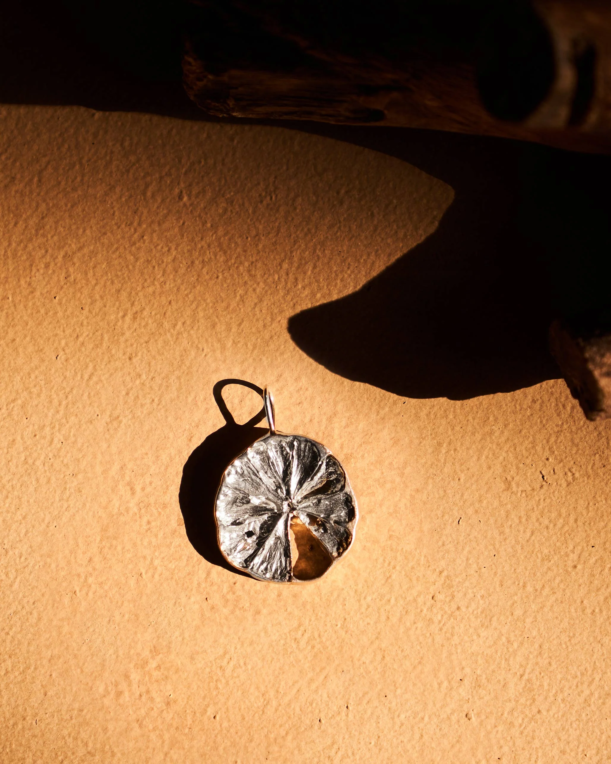 Lemon Slice Charm - Sterling Silver - Image 2