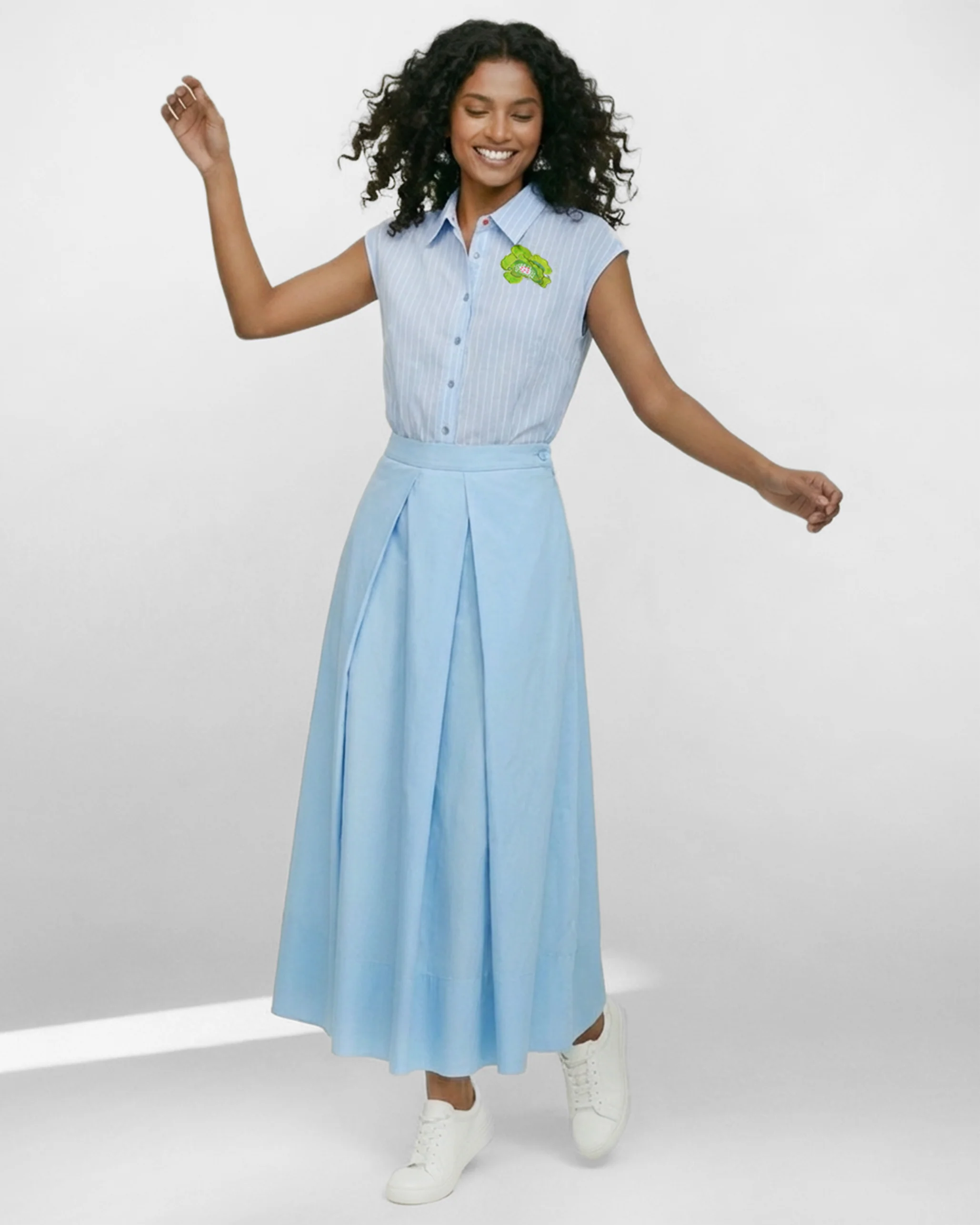 Leni Pants - Ice Blue - Image 7