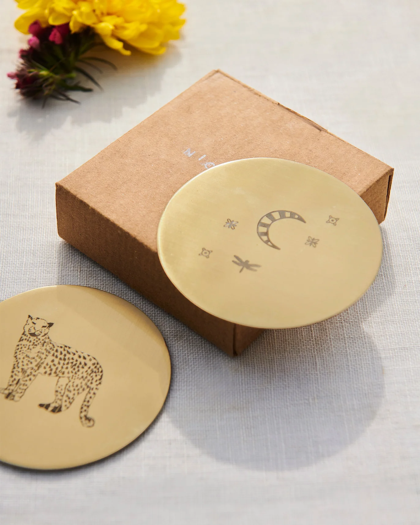 Leopard Coasters (Set of 2 ) - Image 2