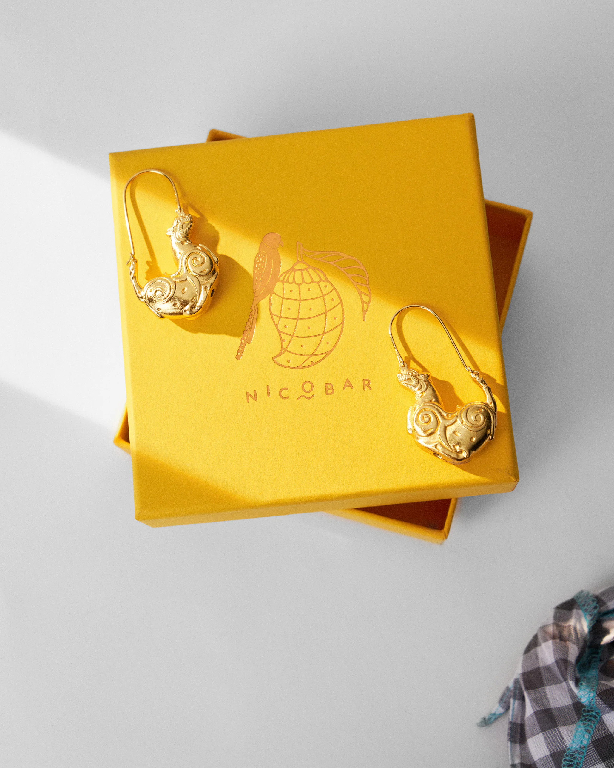 Leopard Earrings - Gold - Image 4