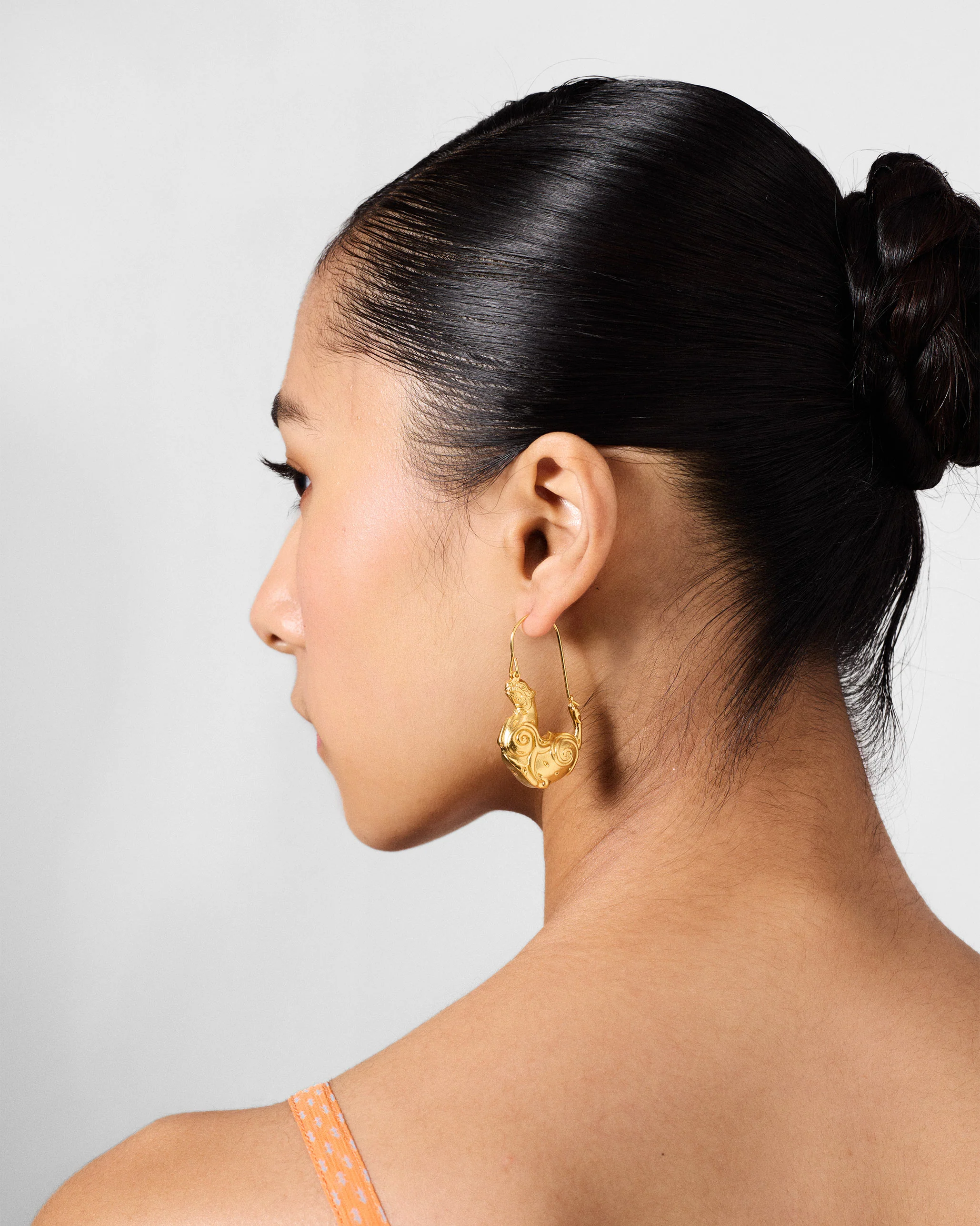 Leopard Earrings - Gold - Image 5