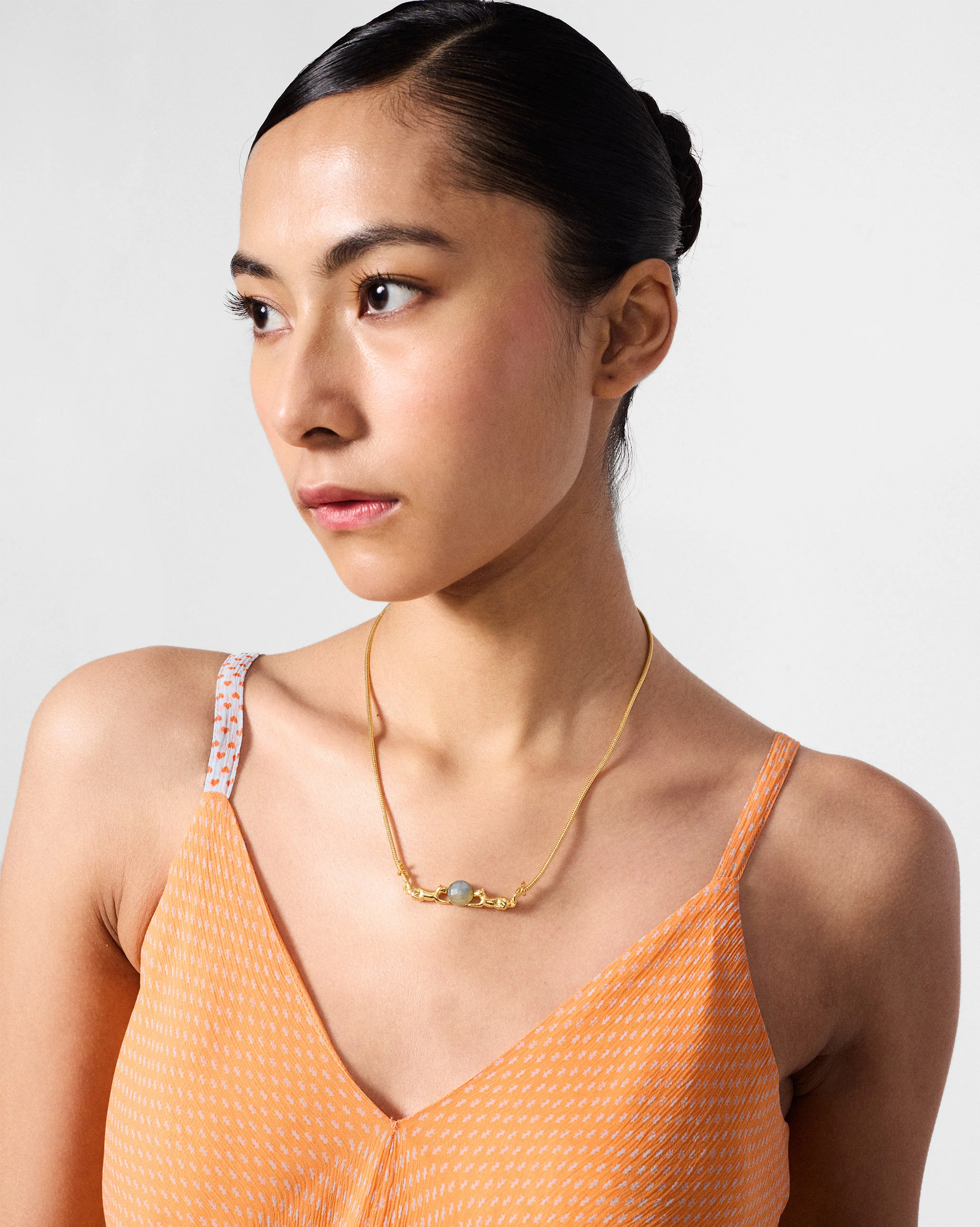 Leopard Necklace - Gold - Image 7