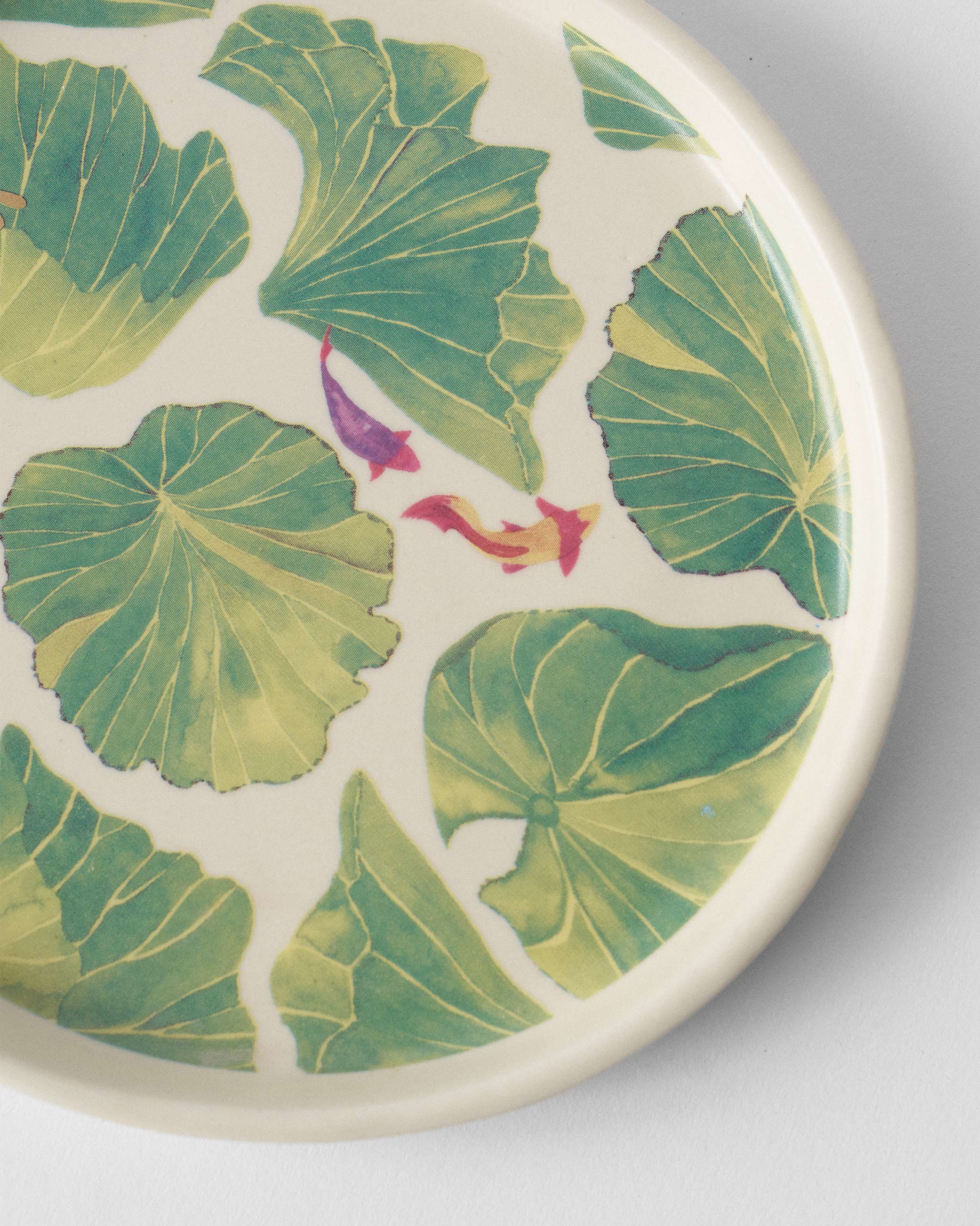 Lily Pond Dessert Plate - Image 3