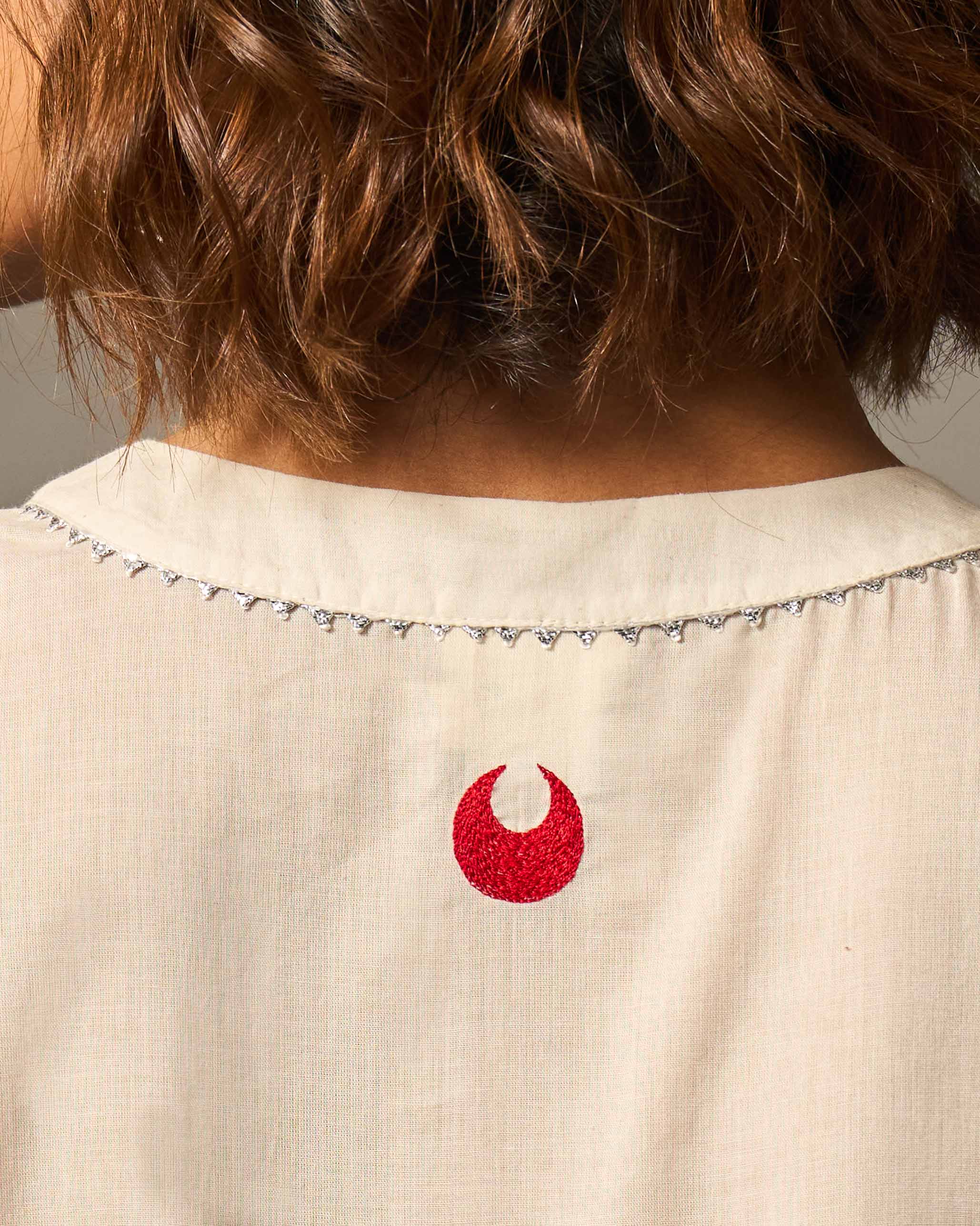 Lolo Pleated Top - Ivory - Image 2