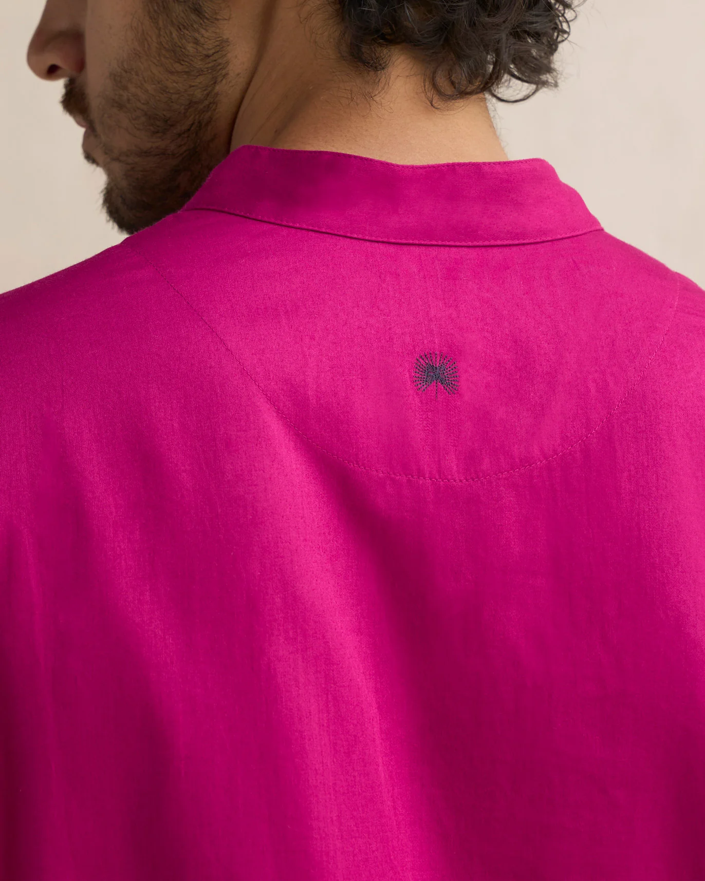 Long Pleated Kurta - Deep Pink - Image 2