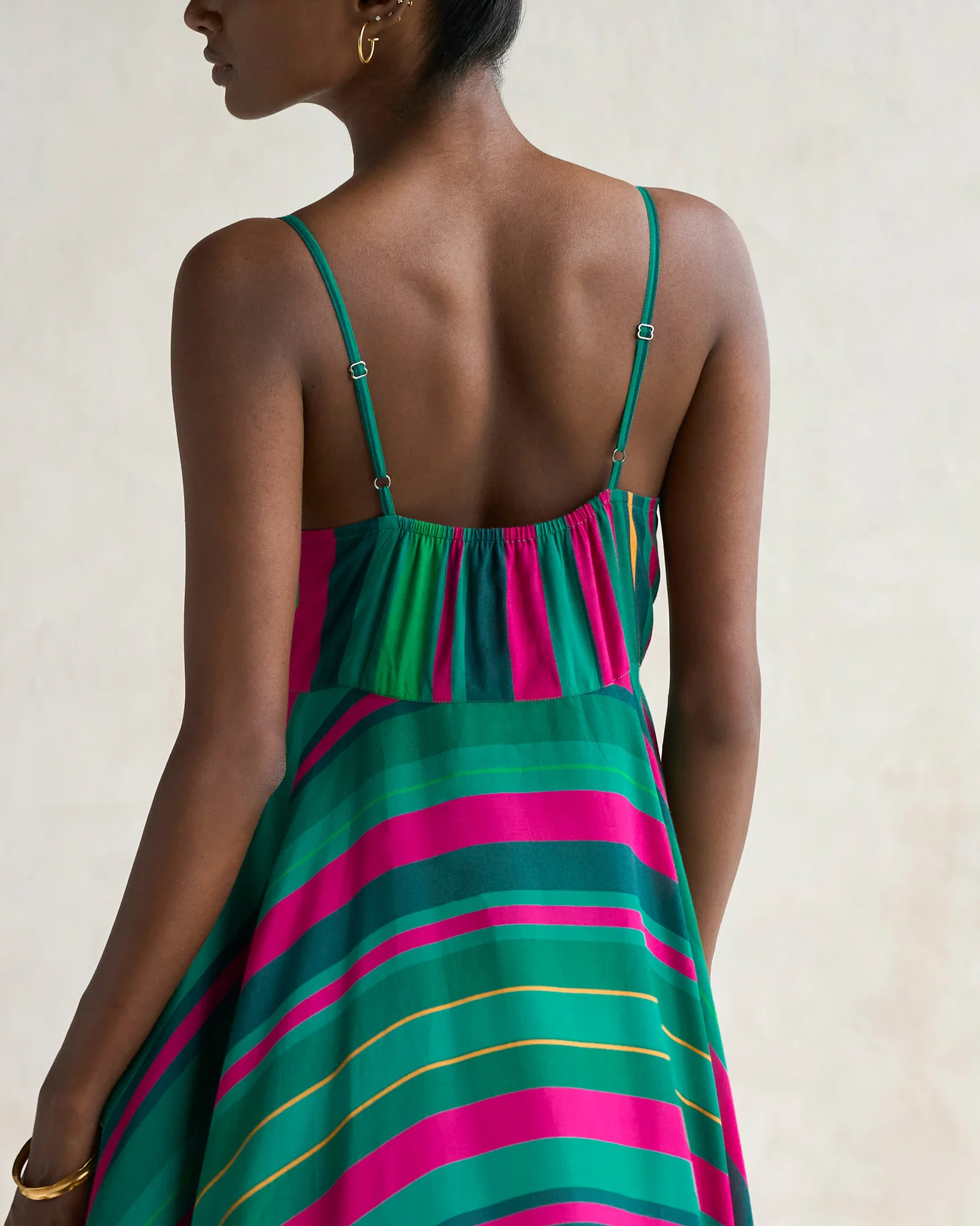 Long Strappy Dress - Multi - Image 3