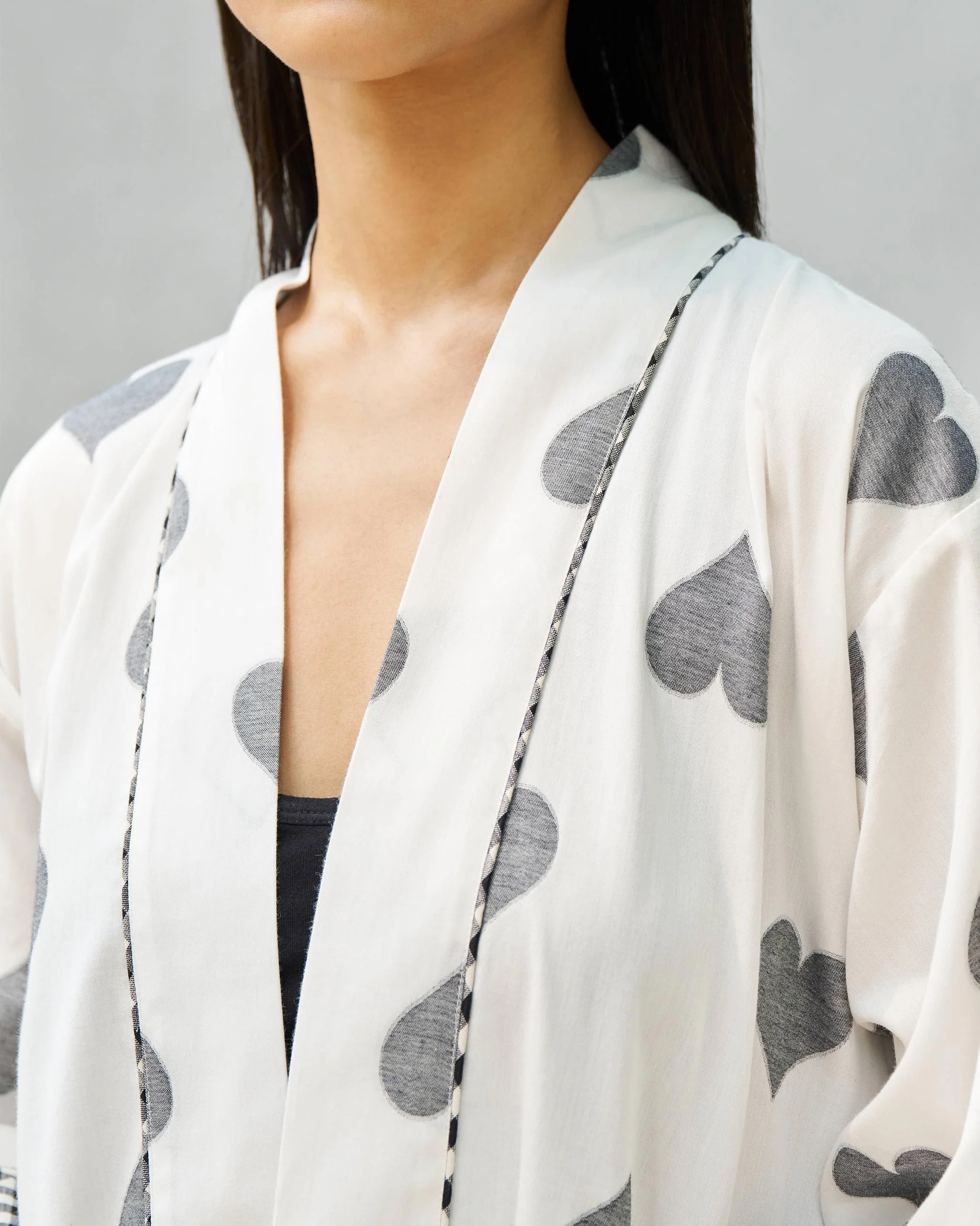 Longline Kimono - Ivory - Image 3
