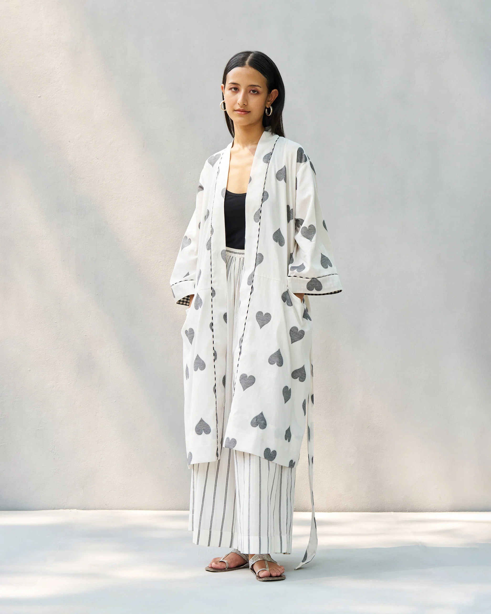 Longline Kimono - Ivory - Image 5