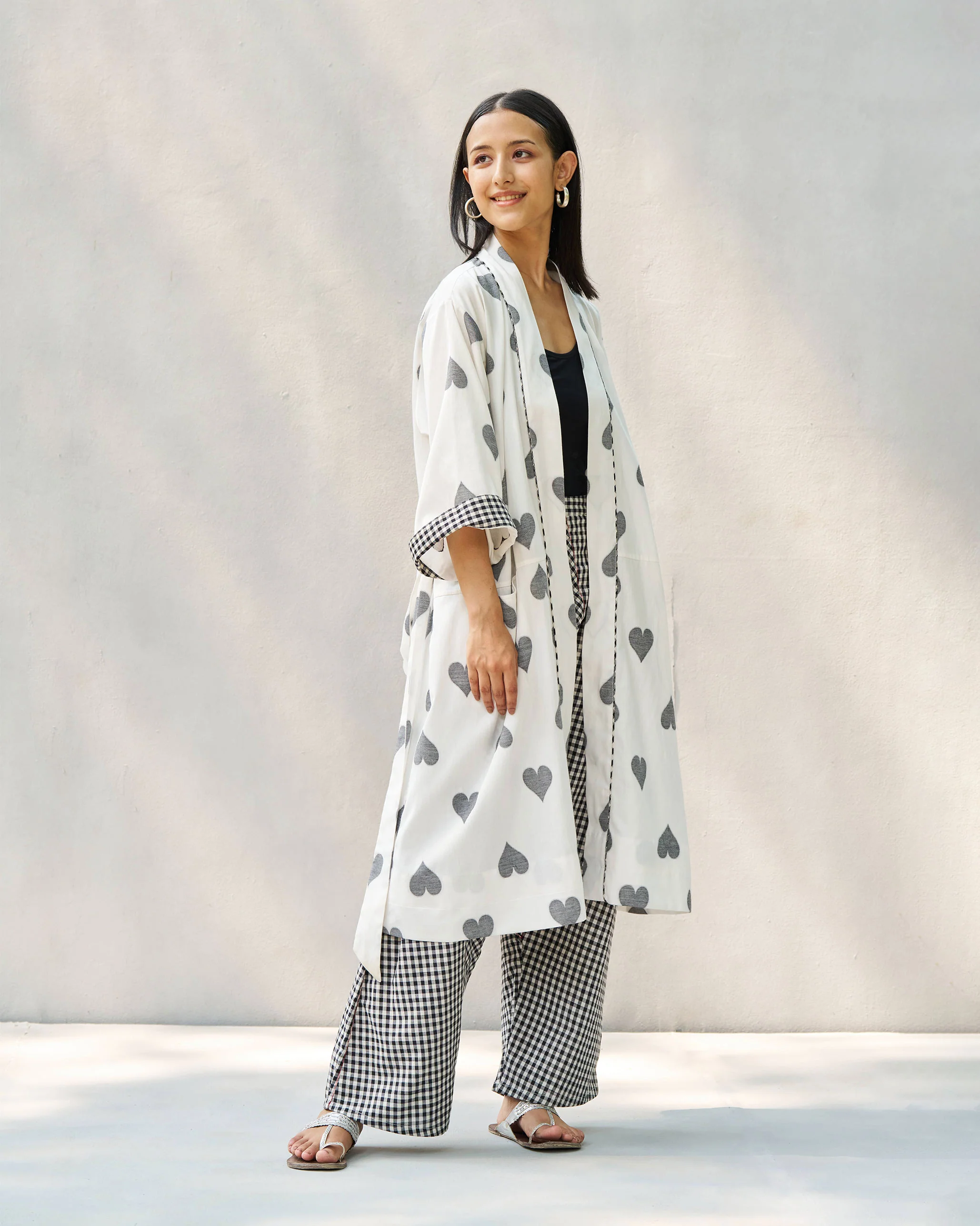 Longline Kimono - Ivory - Image 7