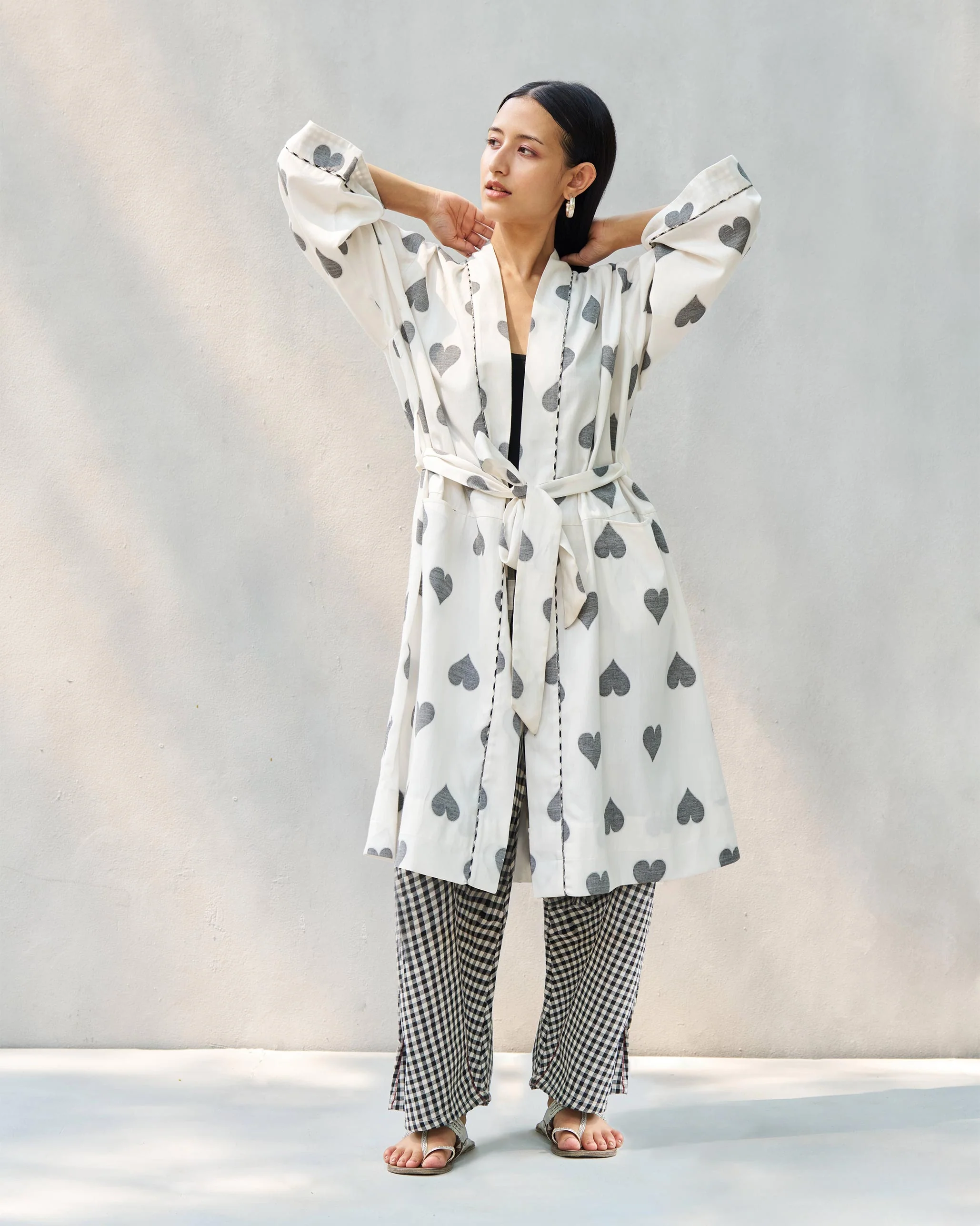 Longline Kimono - Ivory - Image 8