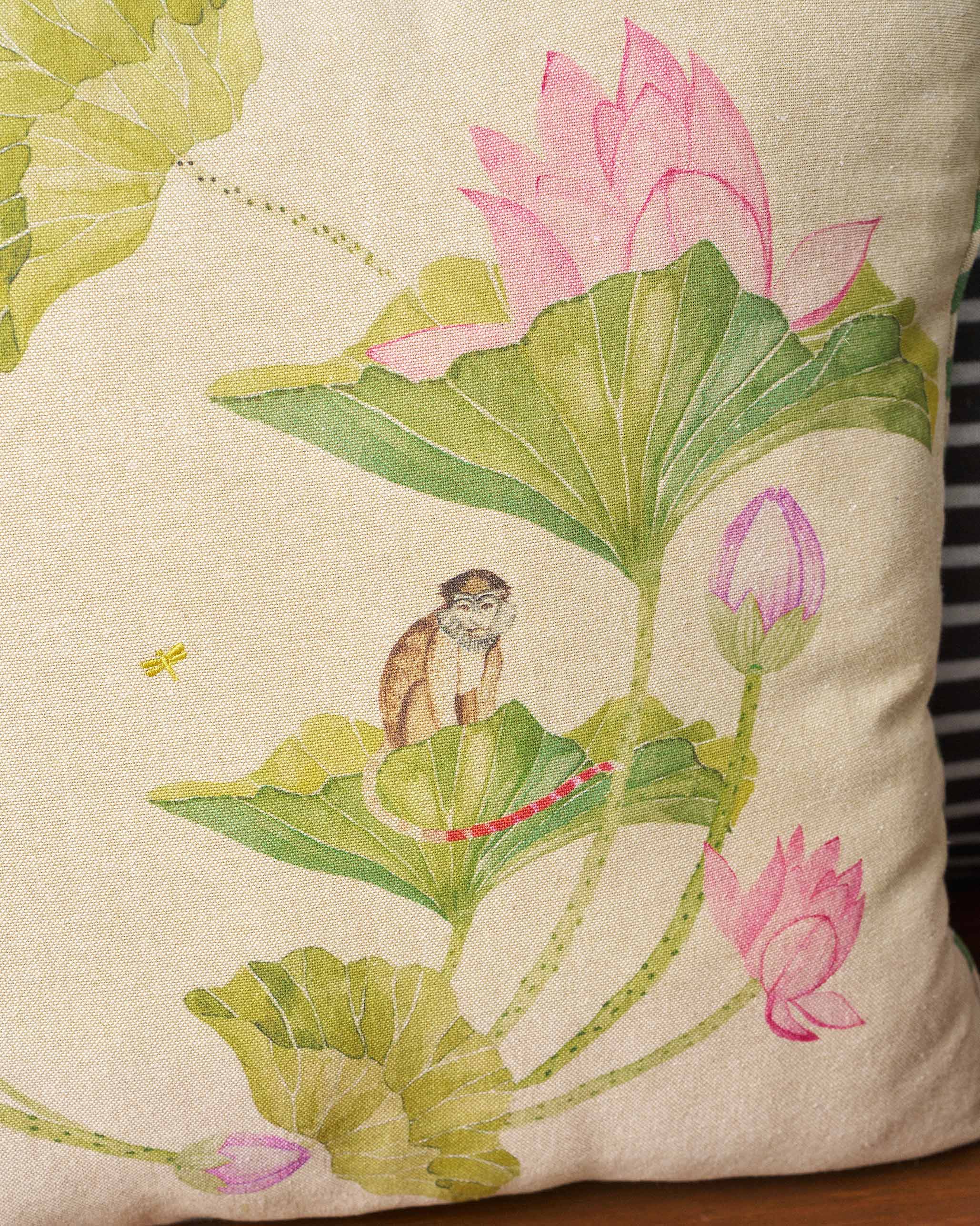 Lotus Cushion Cover - Image 4