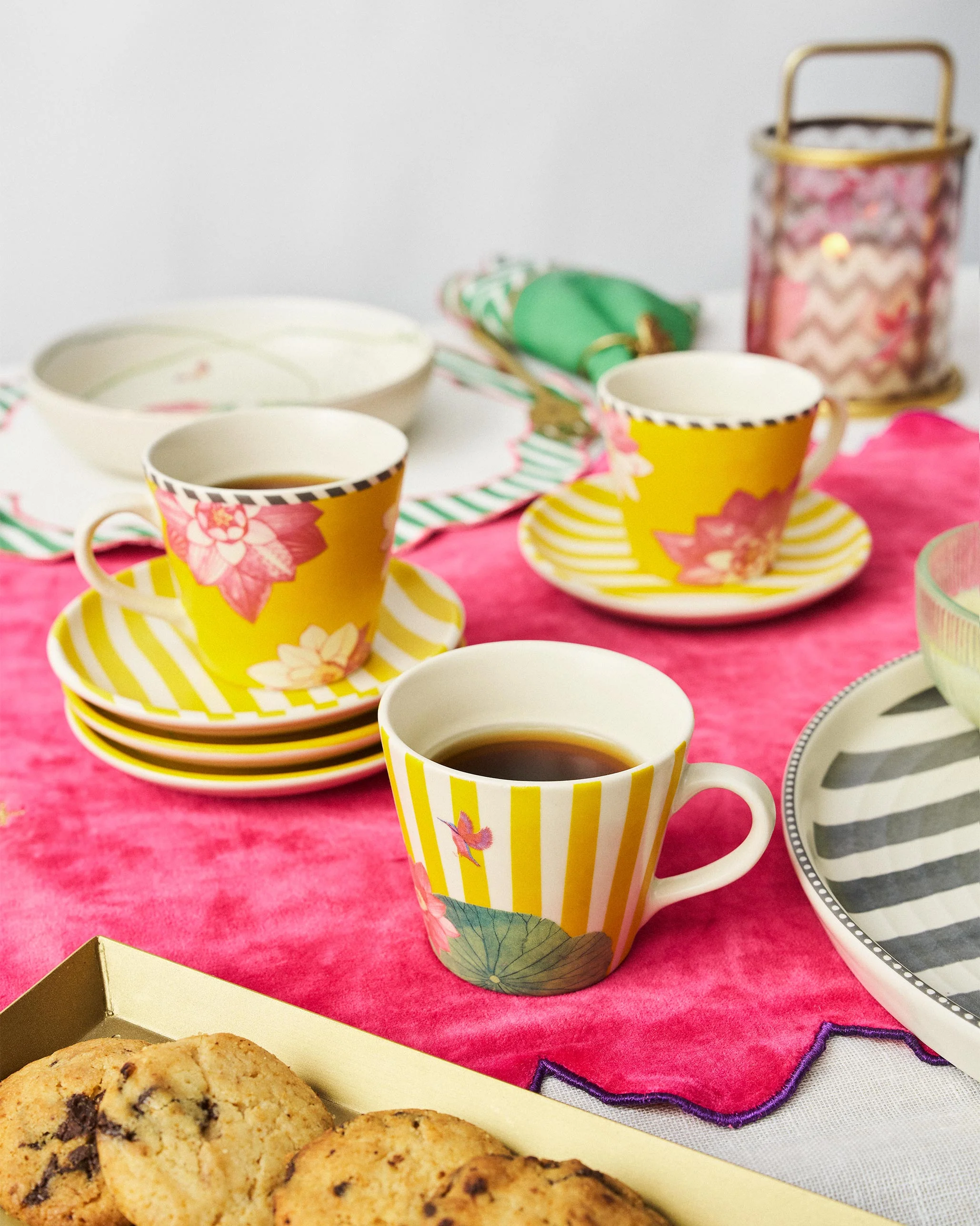 Lotus Garden Espresso Mug - Set of 4 - Image 2