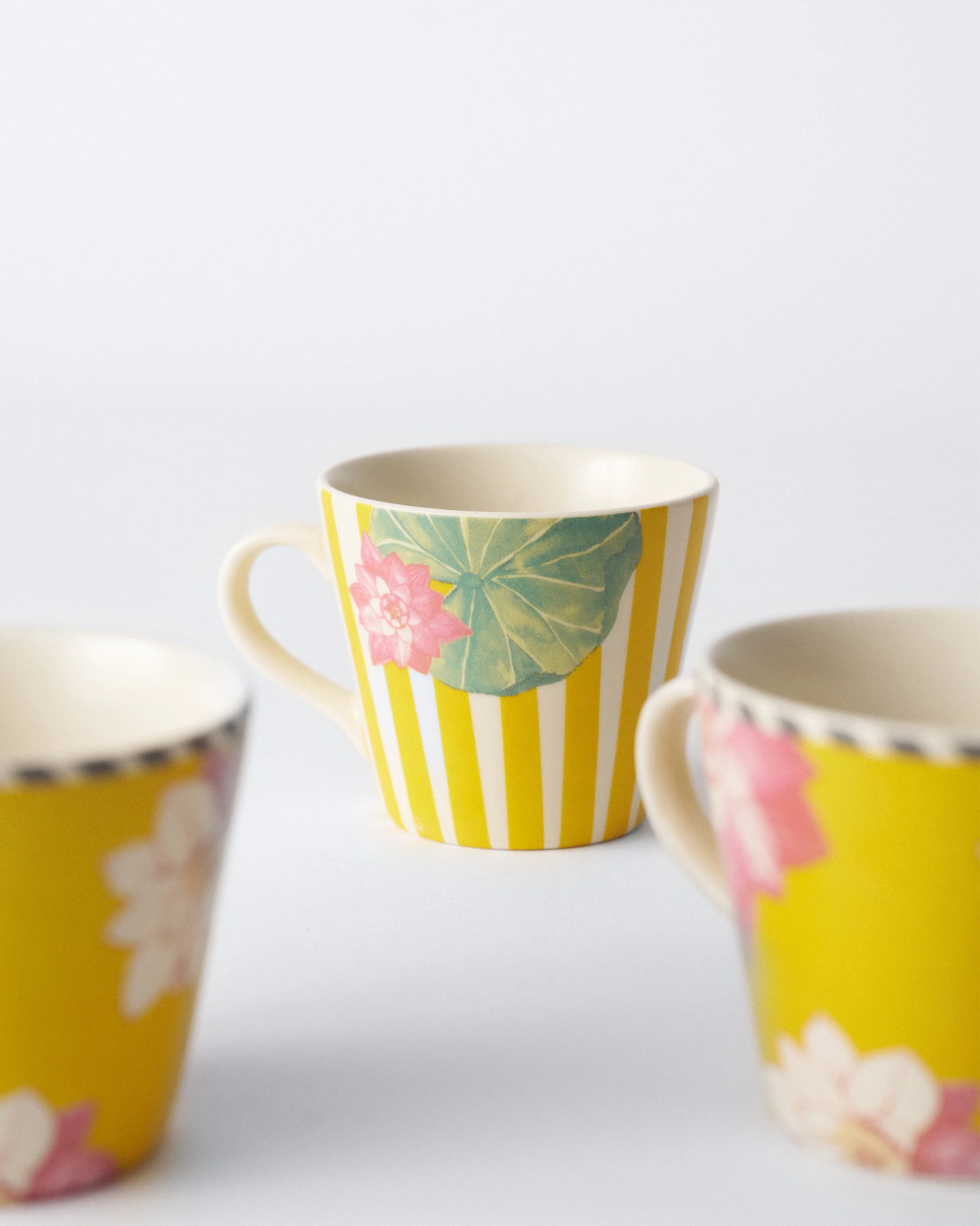 Lotus Garden Espresso Mug - Set of 4 - Image 4