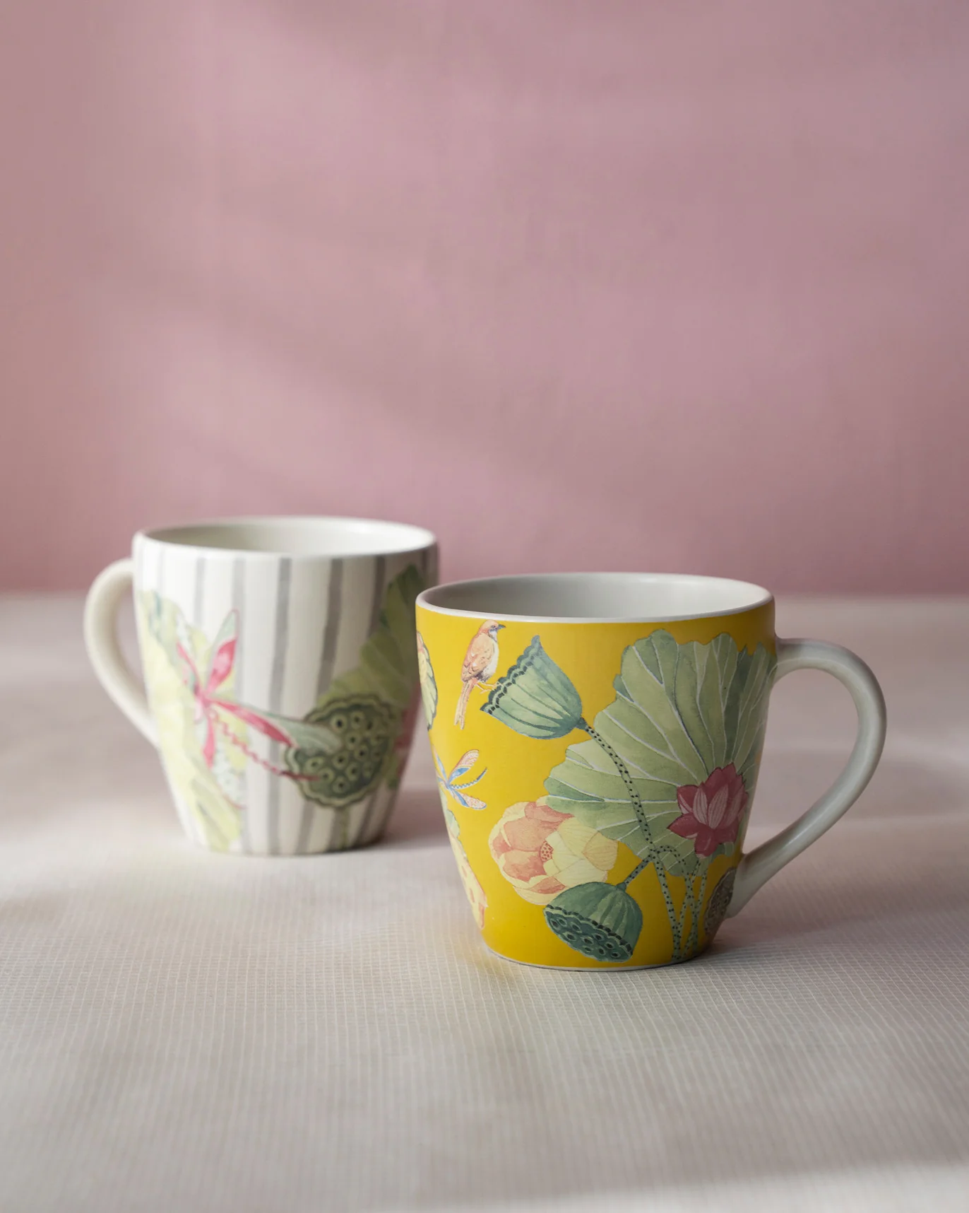 Lotus Garden Mugs (Set of 2) - Image 4