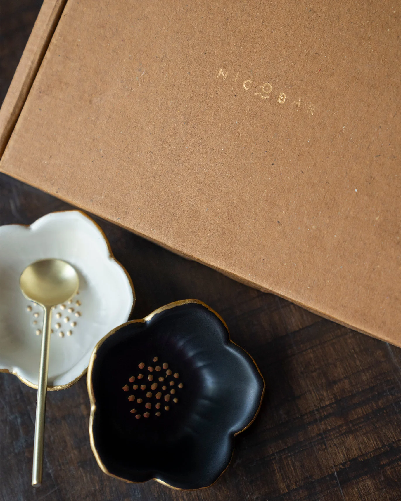 Lotus Trinket Tray & Spoon (Set of 2) - Image 2