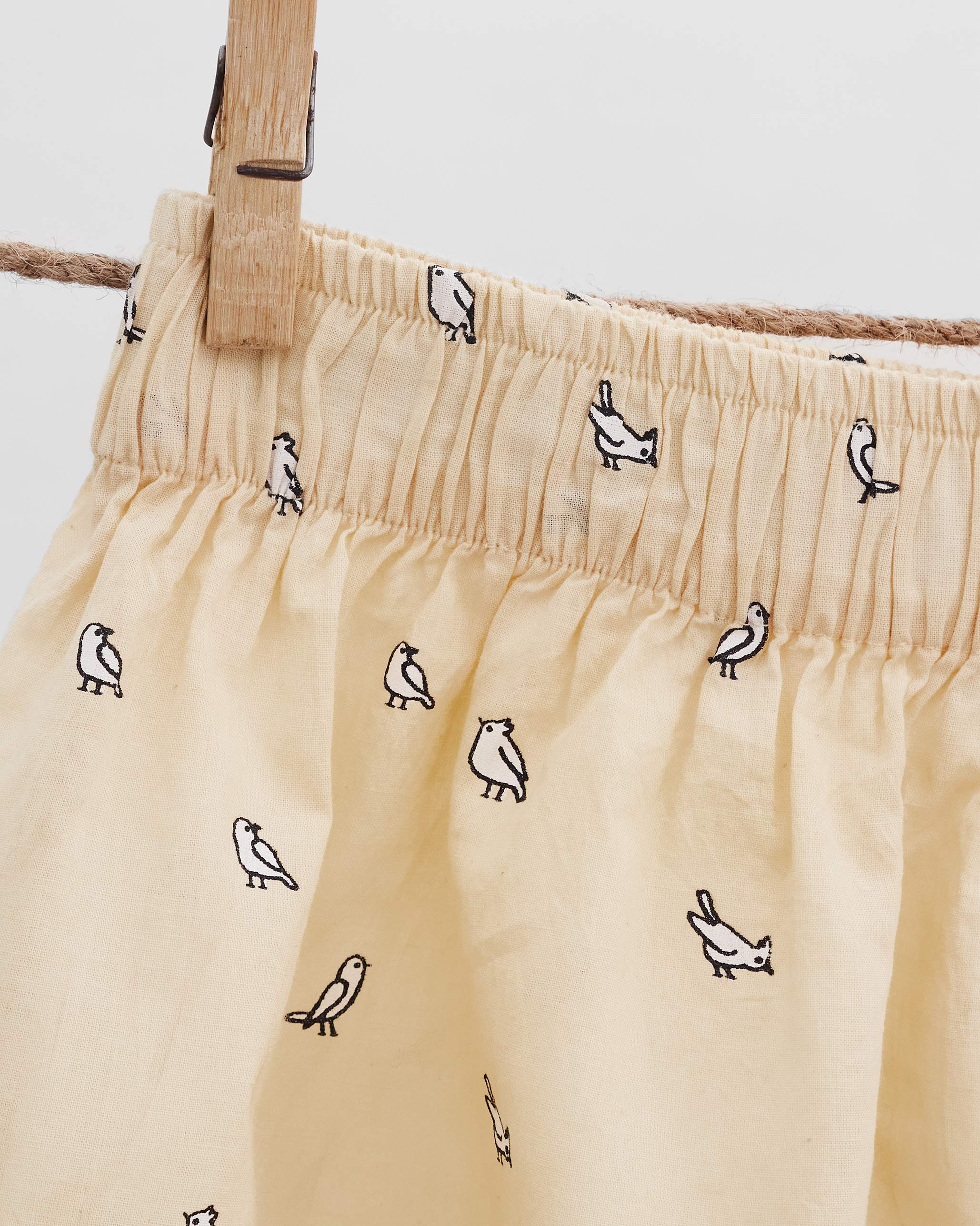 Lovebirds Boxers (Set of 2) - White & Beige - Image 3