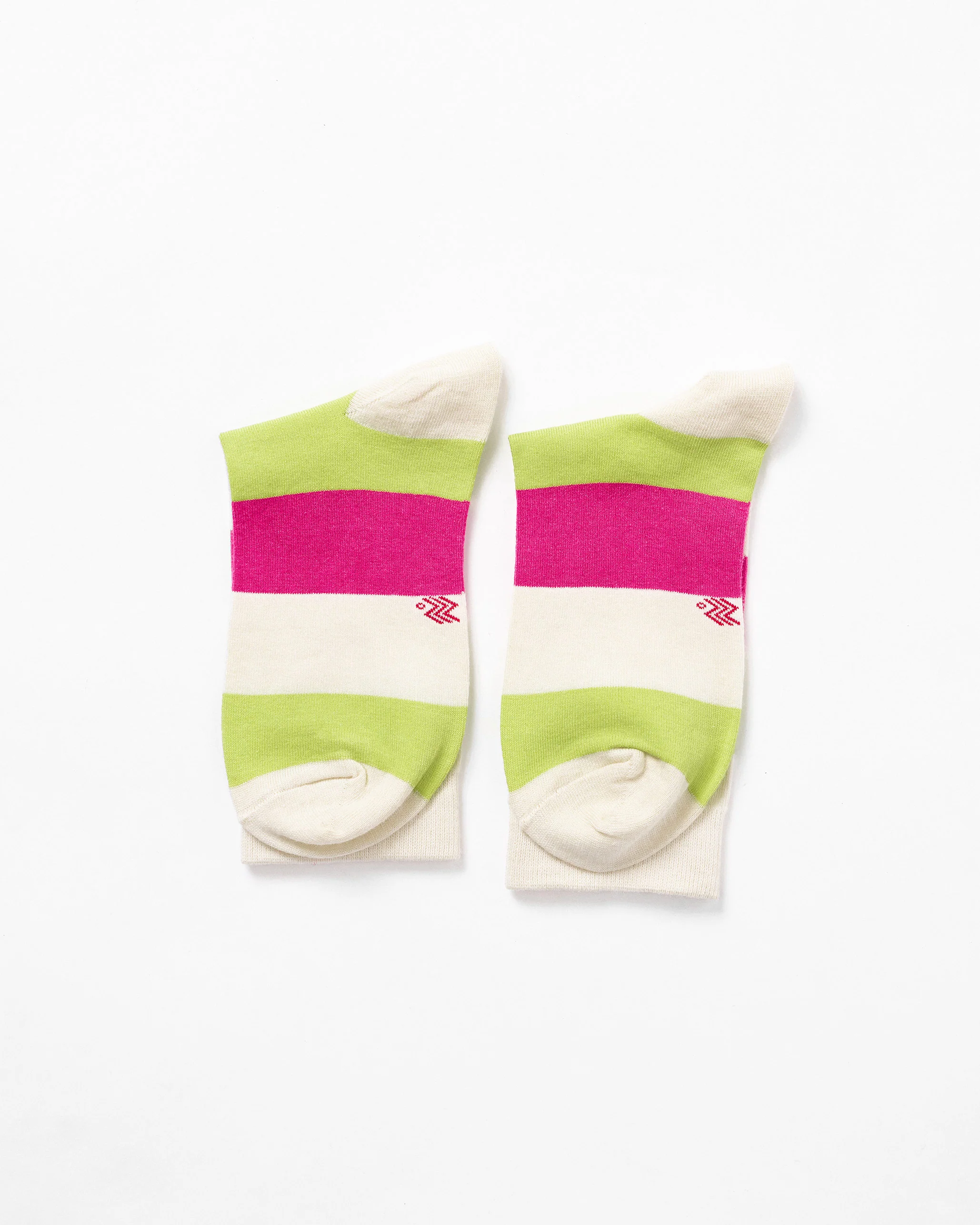Lovestruck Socks - Fuchsia & Lime - Image 4