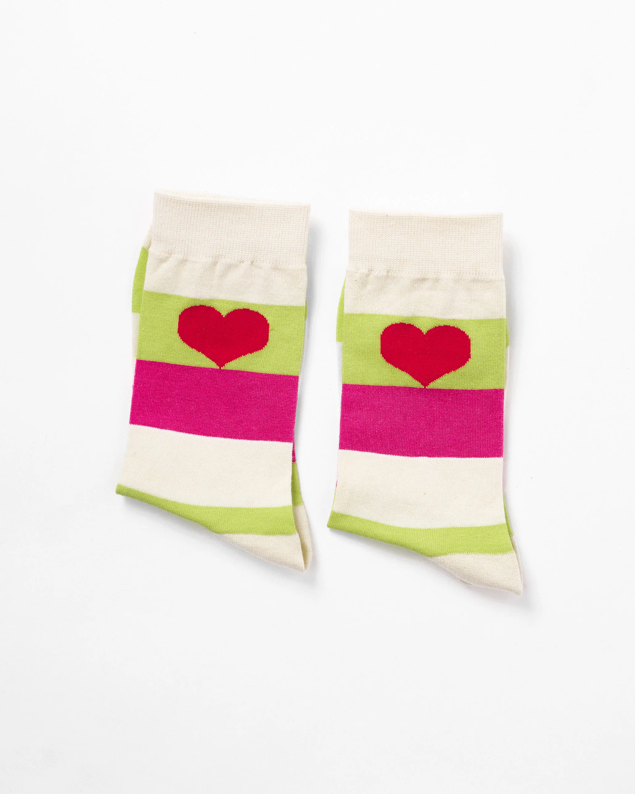 Lovestruck Socks - Fuchsia & Lime - Image 5