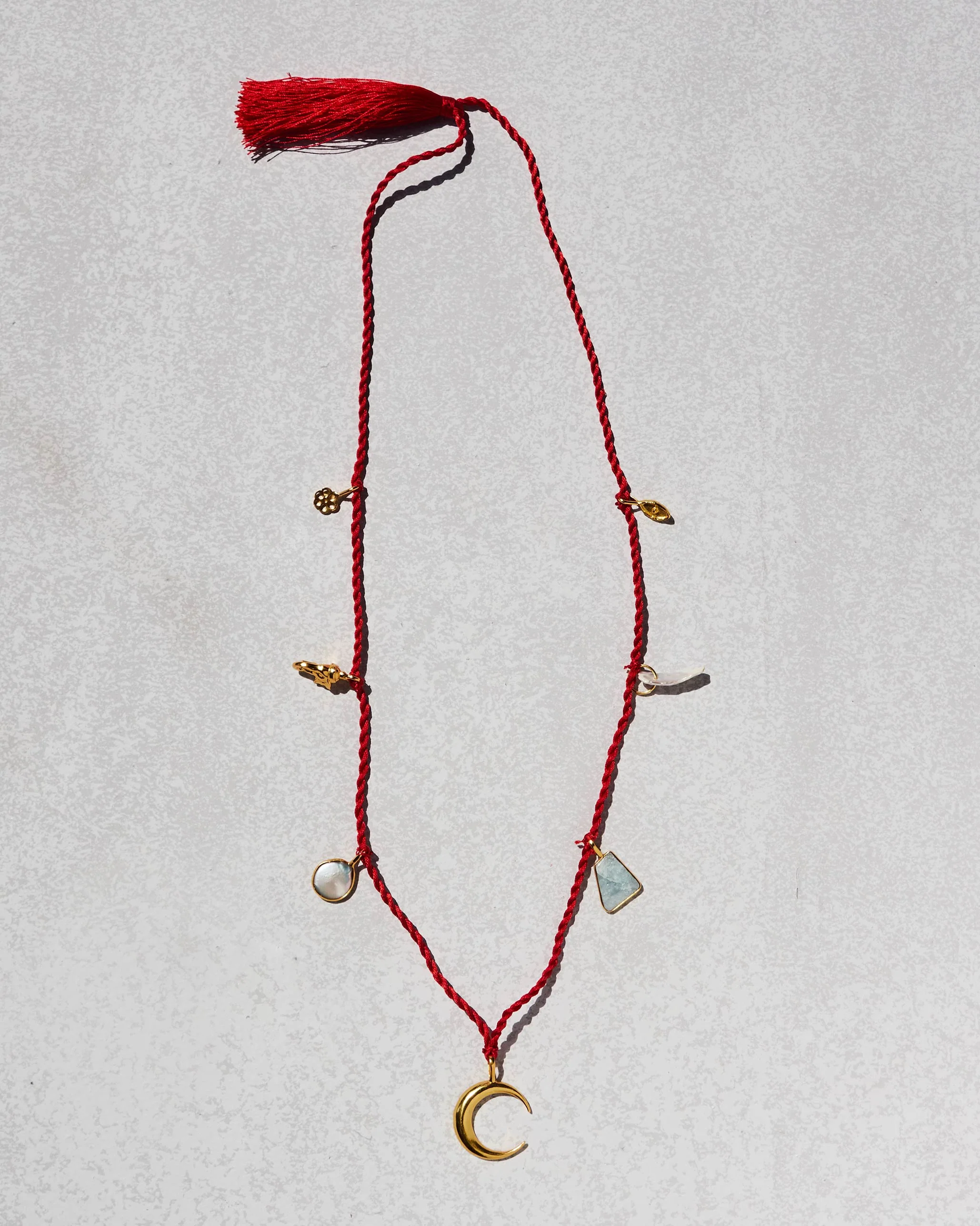 Luna Cluster Necklace - Multi Color - Image 3