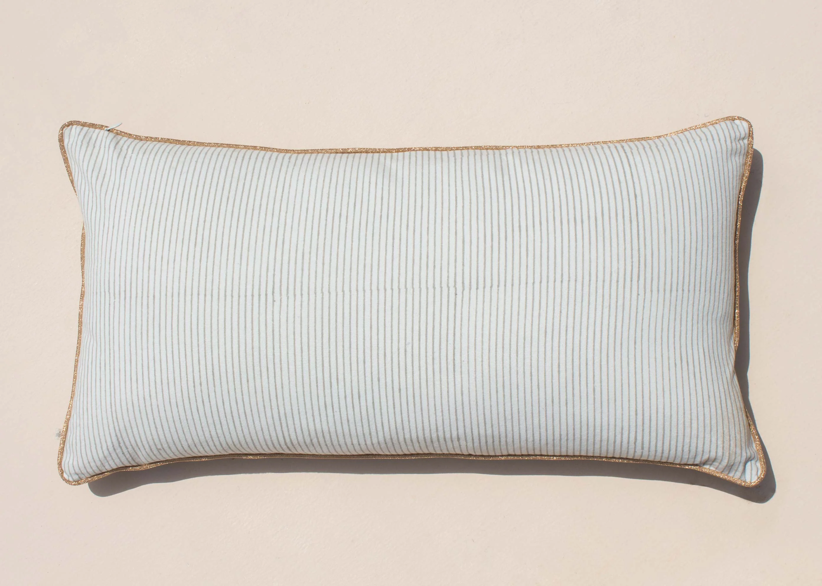 Luna Lumbar Cushion Cover - Blue - Image 3