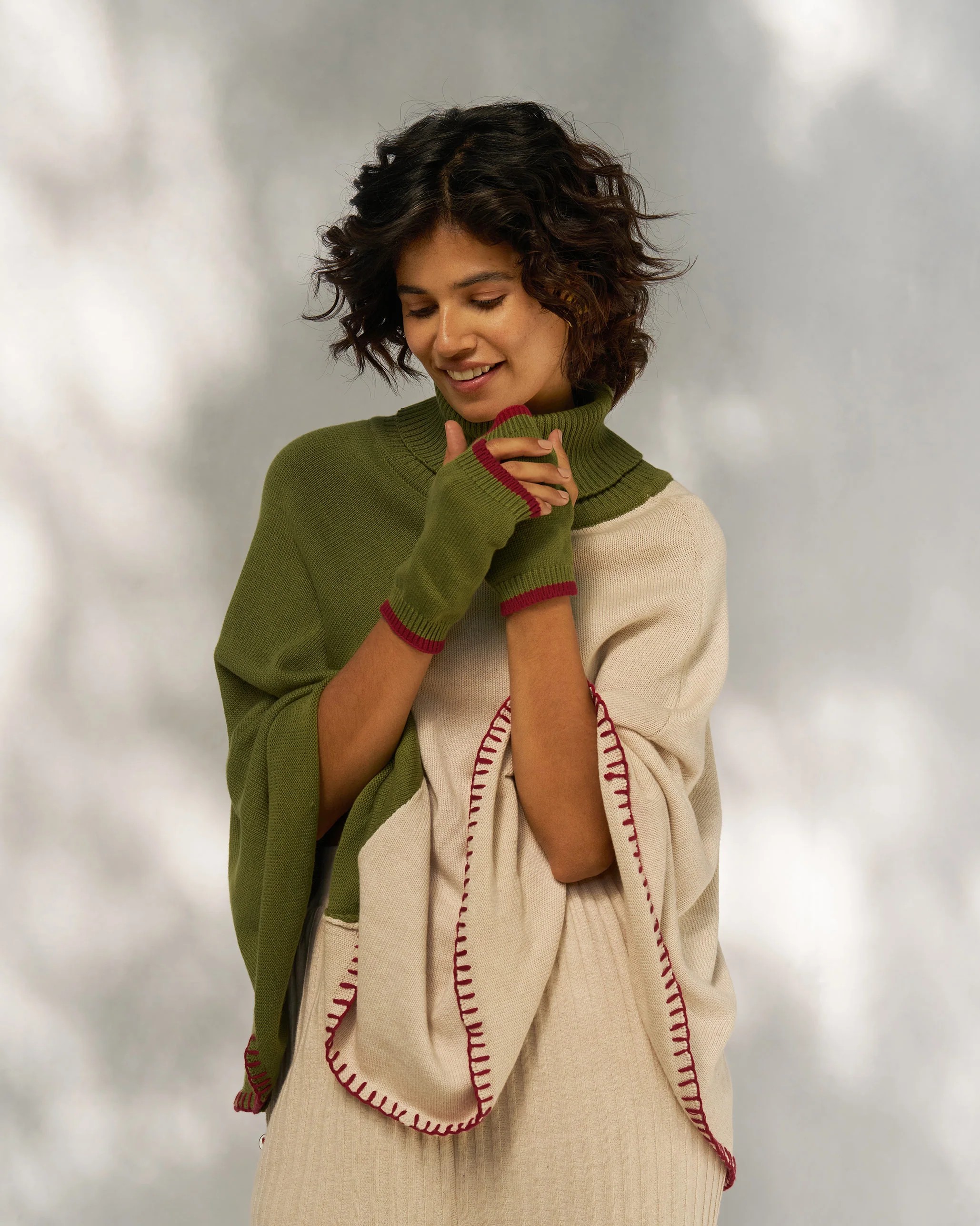 Luna Mittens - Olive - Image 3