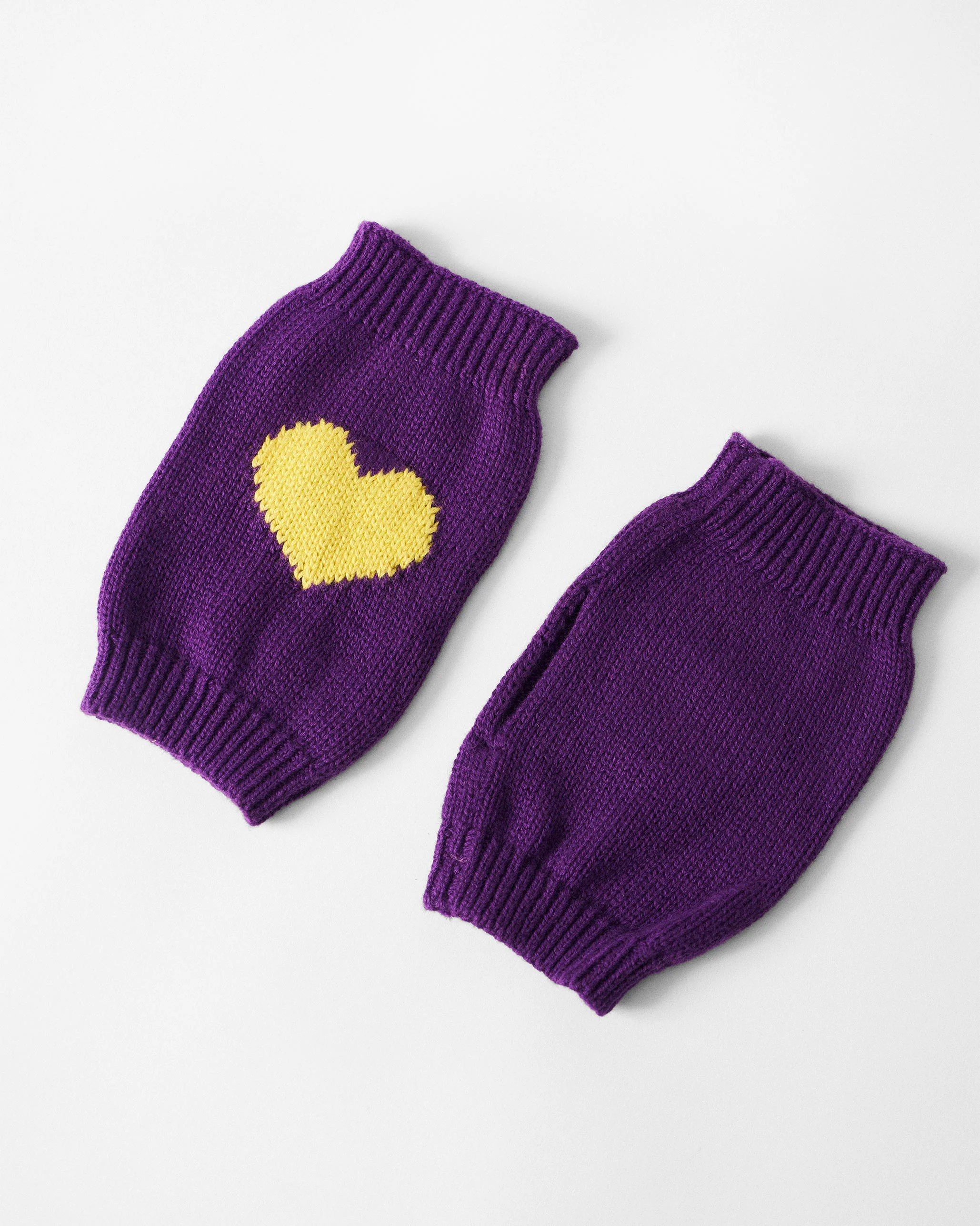 Luna Mittens - Purple & Chartreuse - Image 5