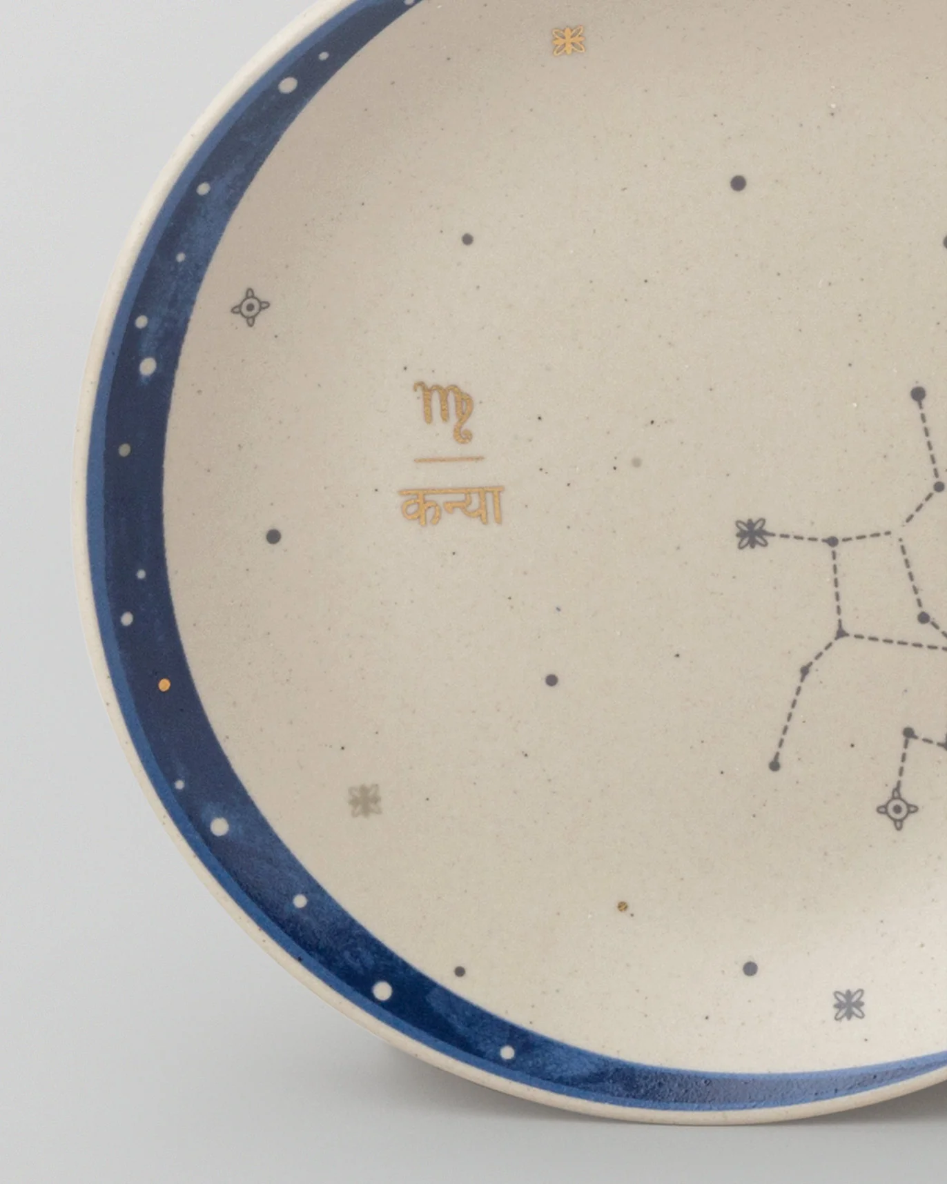 Luna Tea Plate - Virgo - Image 2