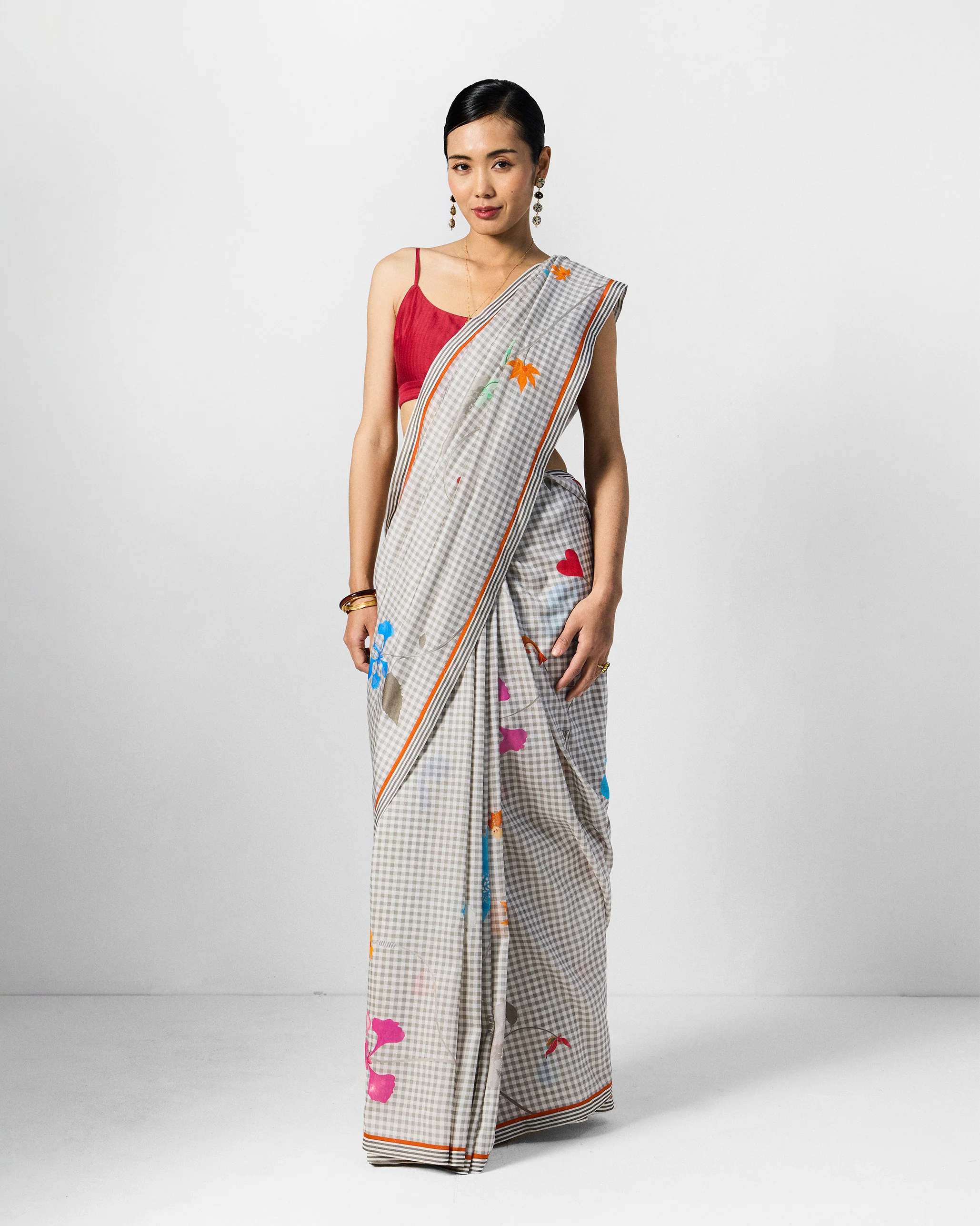 Lyla Sari - Grey & White Printed - Image 6